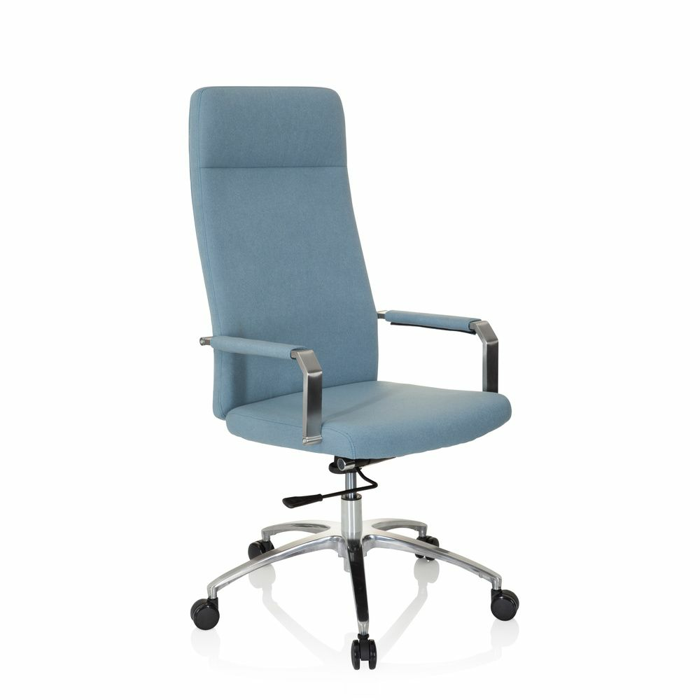 Hjh Office Bürostuhl Drehstuhl Saranto Plus I Stoff Denim Hellblau B-Ware - 4251084675936