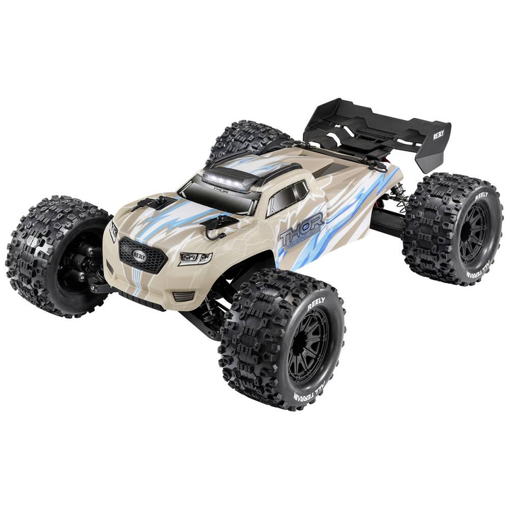Reely Thor Kreidegrau Brushless 1:10 RC Modellauto Elektro Monstertruck Allrad