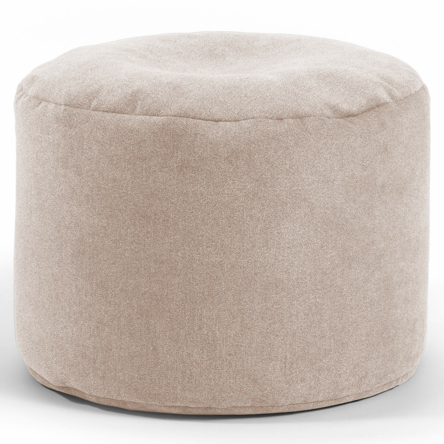 Pouf Mokebo, tabouret sans coussin de sol 60x40cm « Le pouf relaxant », tabouret rond et F532 (article de seconde main)