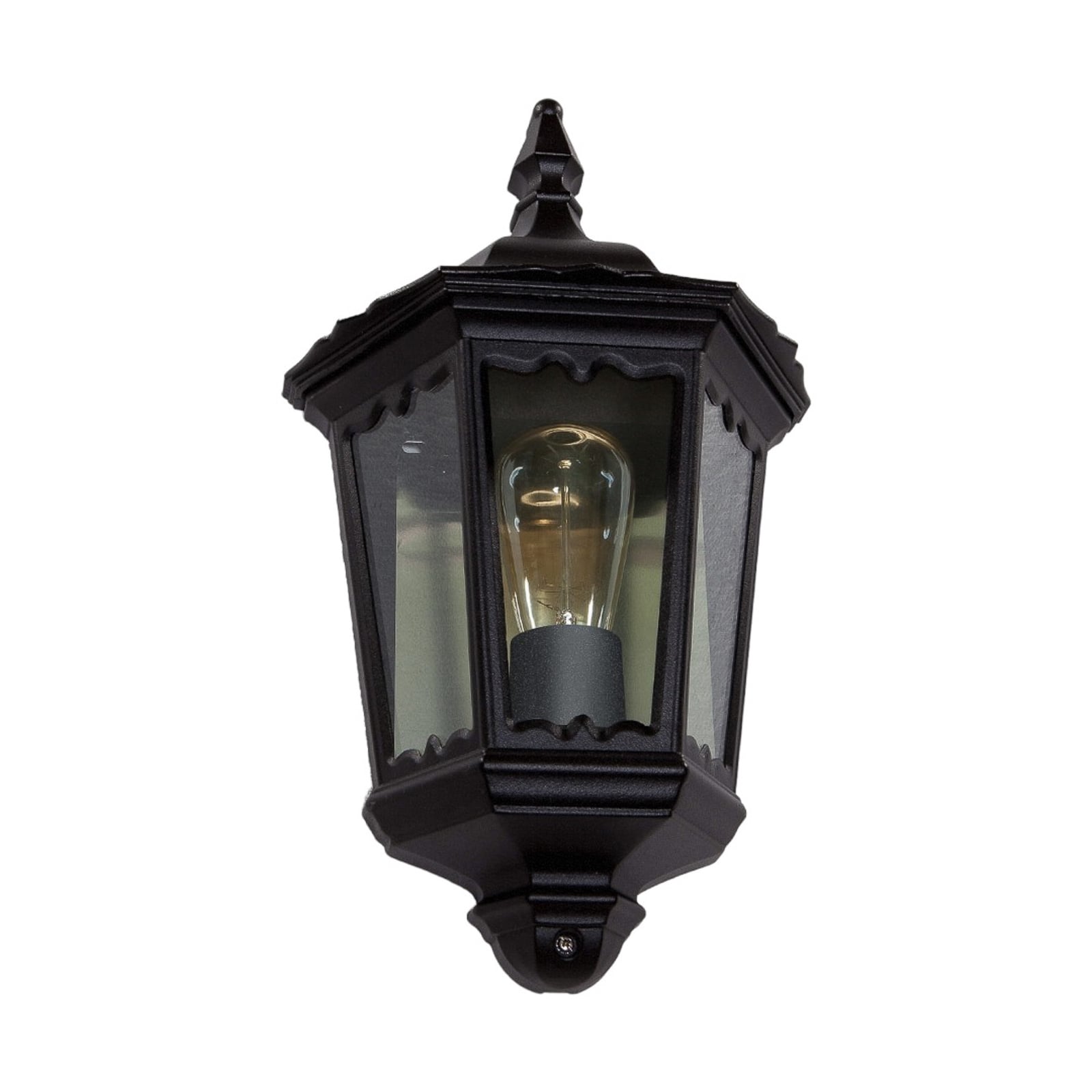 Lindby Außenwandleuchte Lieva LED Gartenleuchte Wandleuchte schwarz 44cm IP44 - 6291105700504