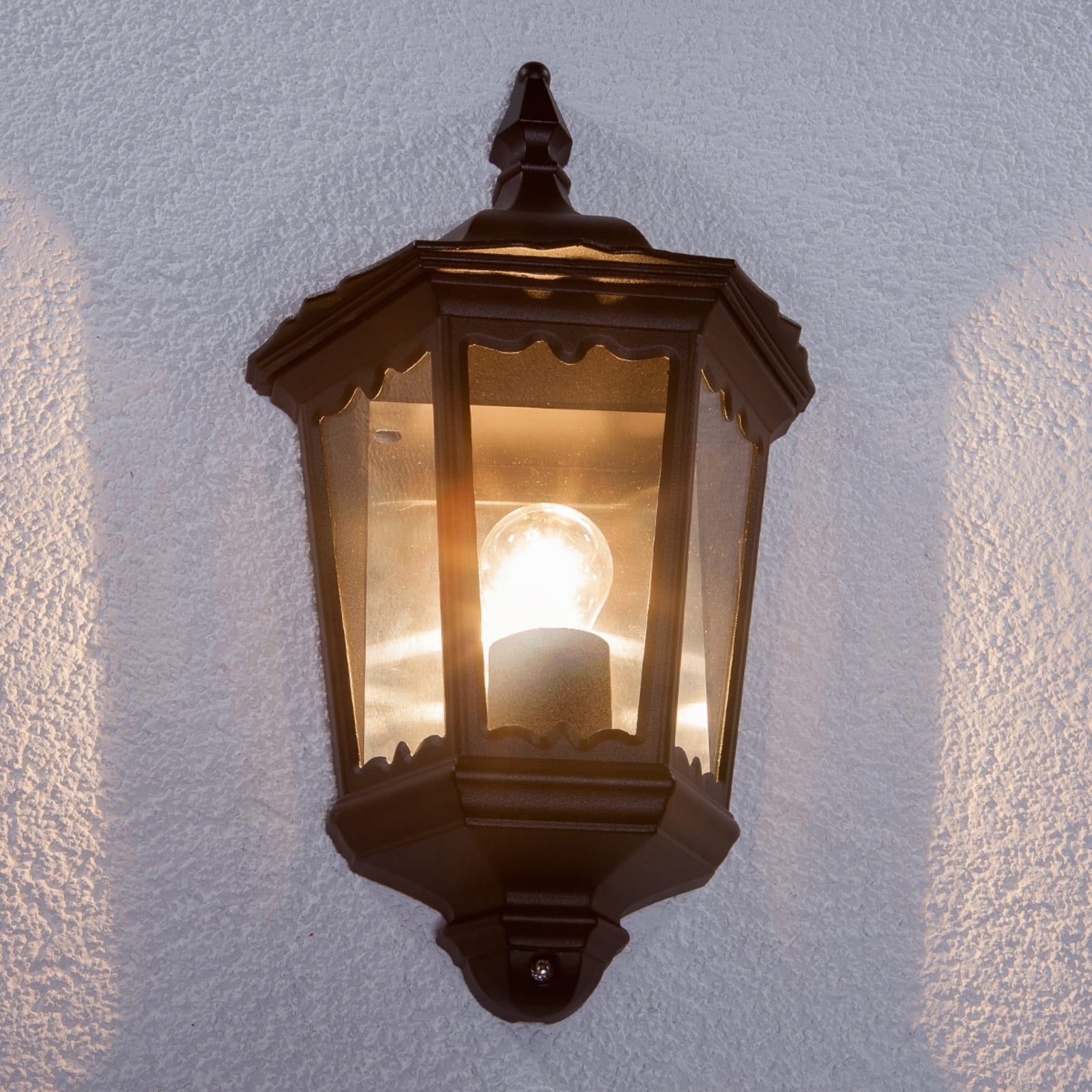 Lindby Außenwandleuchte Lieva LED Gartenleuchte Wandleuchte schwarz 44cm IP44 - 6291105700504