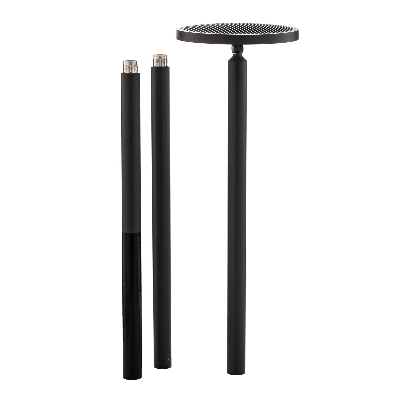 Lucande Außenleuchte Gartenleuchte Akito LED Lampe anthrazit 220cm IP54 4070lm - 4251096538885