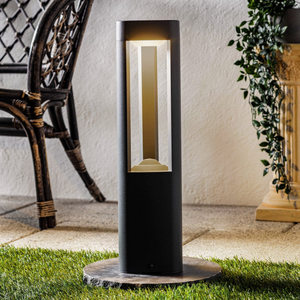 B-Ware Lucande Dreieckige Led Sockelleuchte Nanna Aus Aluminium Gartenleuchte Wegelicht