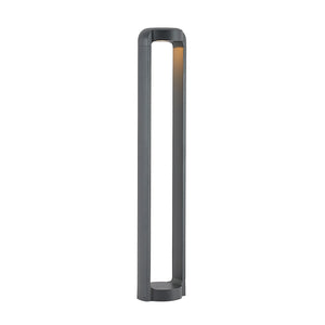 B-Ware Lucande Wegeleuchte Gartenleuchte Habsa LED anthrazit 80cm Aluminium 1200Lumen