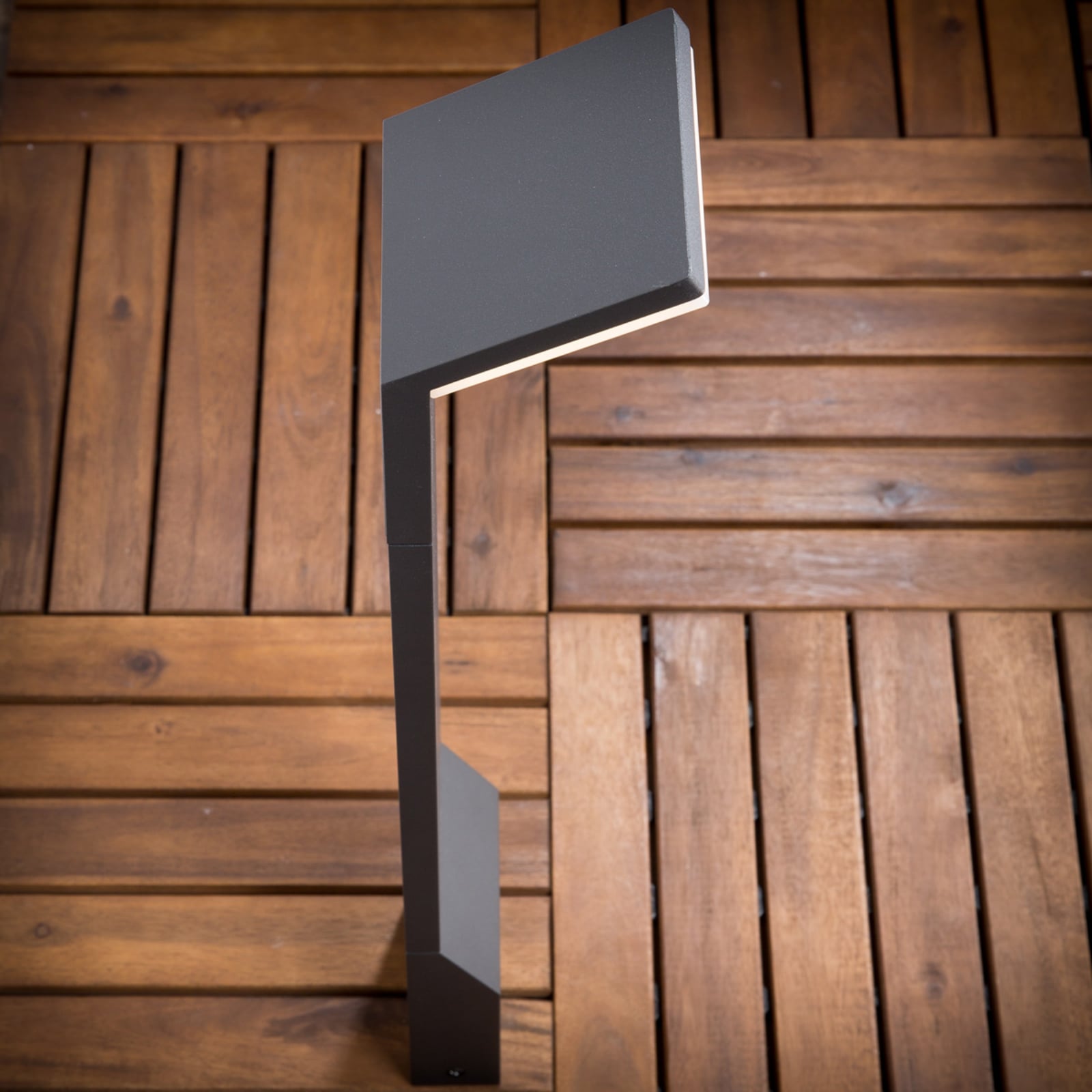 Lucande Wegeleuchte Gartenleuchte Nevio LED Pollerleuchte anthrazit 60cm IP54 - 6291106557077