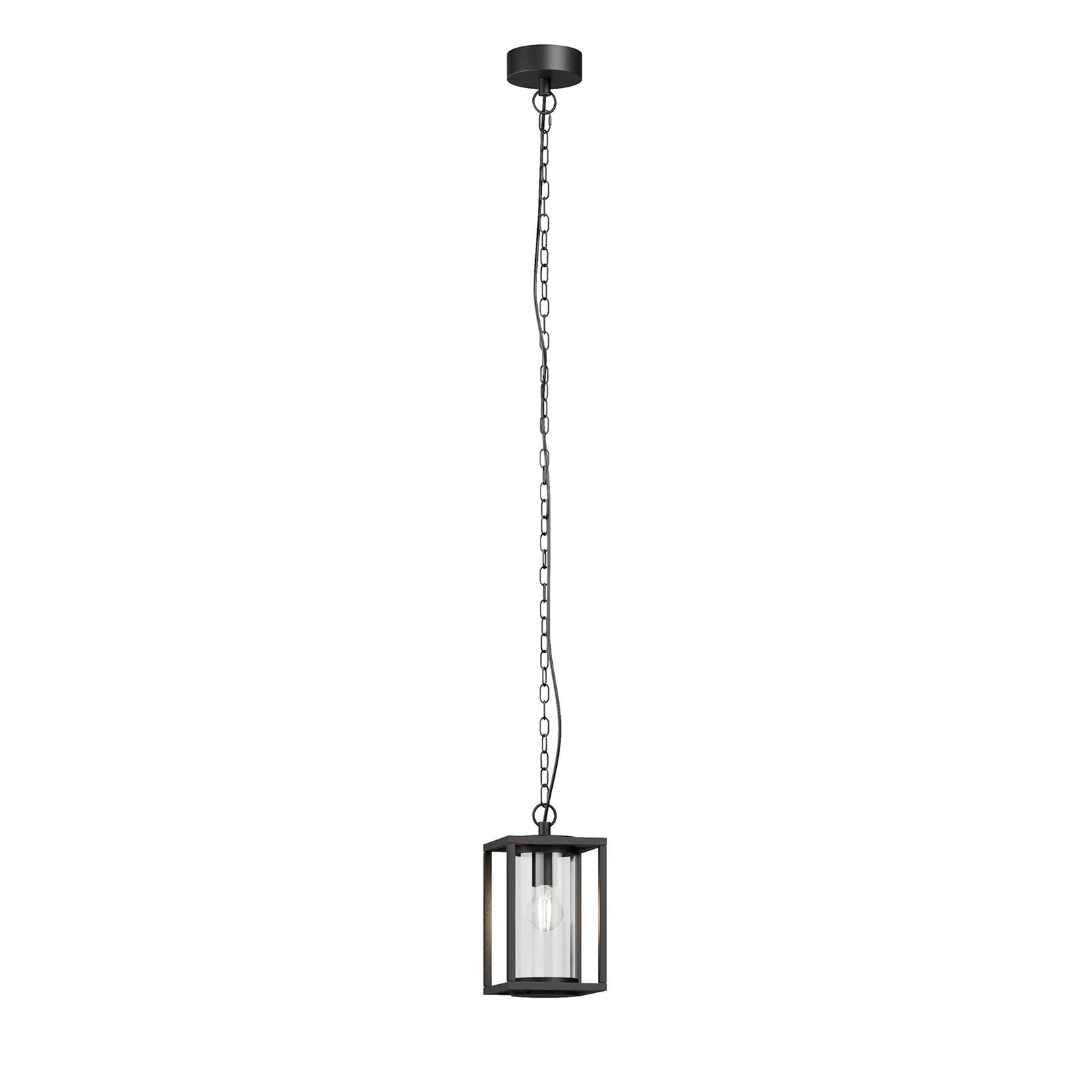 Lucande Außenhängeleuchte Ferda LED Gartenleuchte dimmbar anthrazit IP44 25cm - 4251096576092