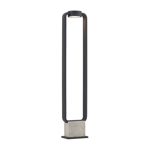 B-Ware Lucande Wegeleuchte Gartenleuchte Belna LED Pollerleuchte anthrazit 100cm IP65