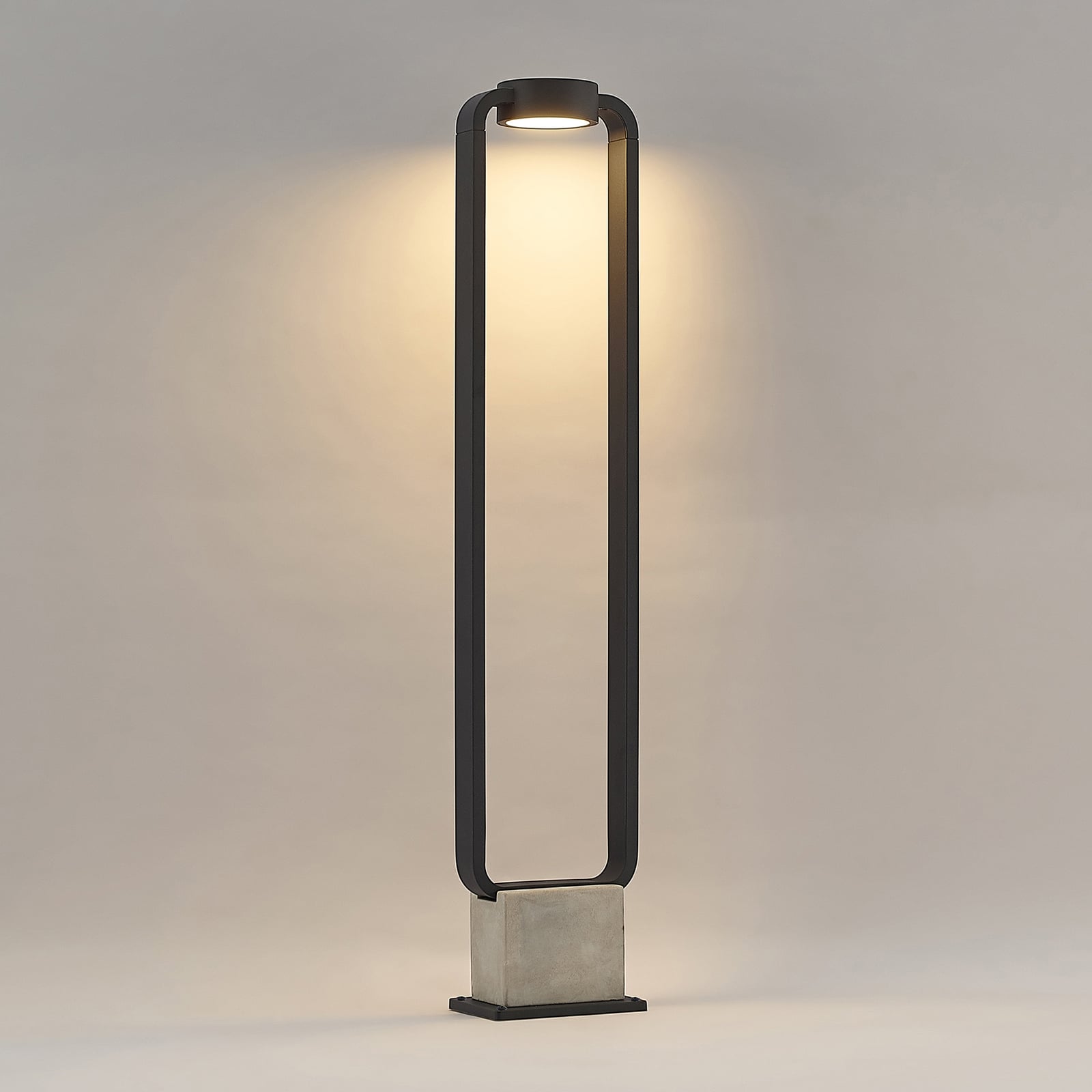 Lucande Wegeleuchte Gartenleuchte Belna LED Pollerleuchte anthrazit 100cm IP65 - 4251911702606