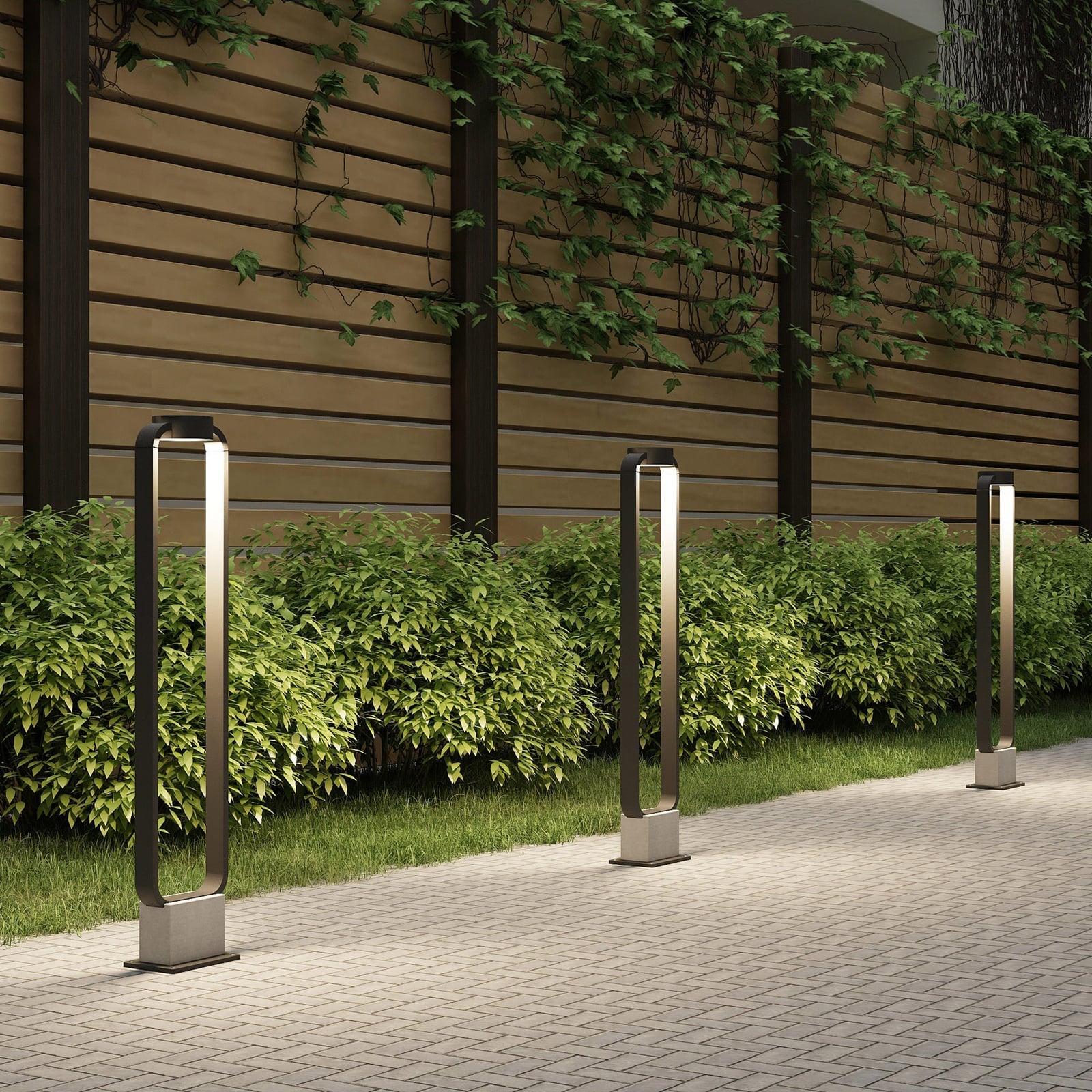 Lucande Wegeleuchte Gartenleuchte Belna LED Pollerleuchte anthrazit 100cm IP65 - 4251911702606