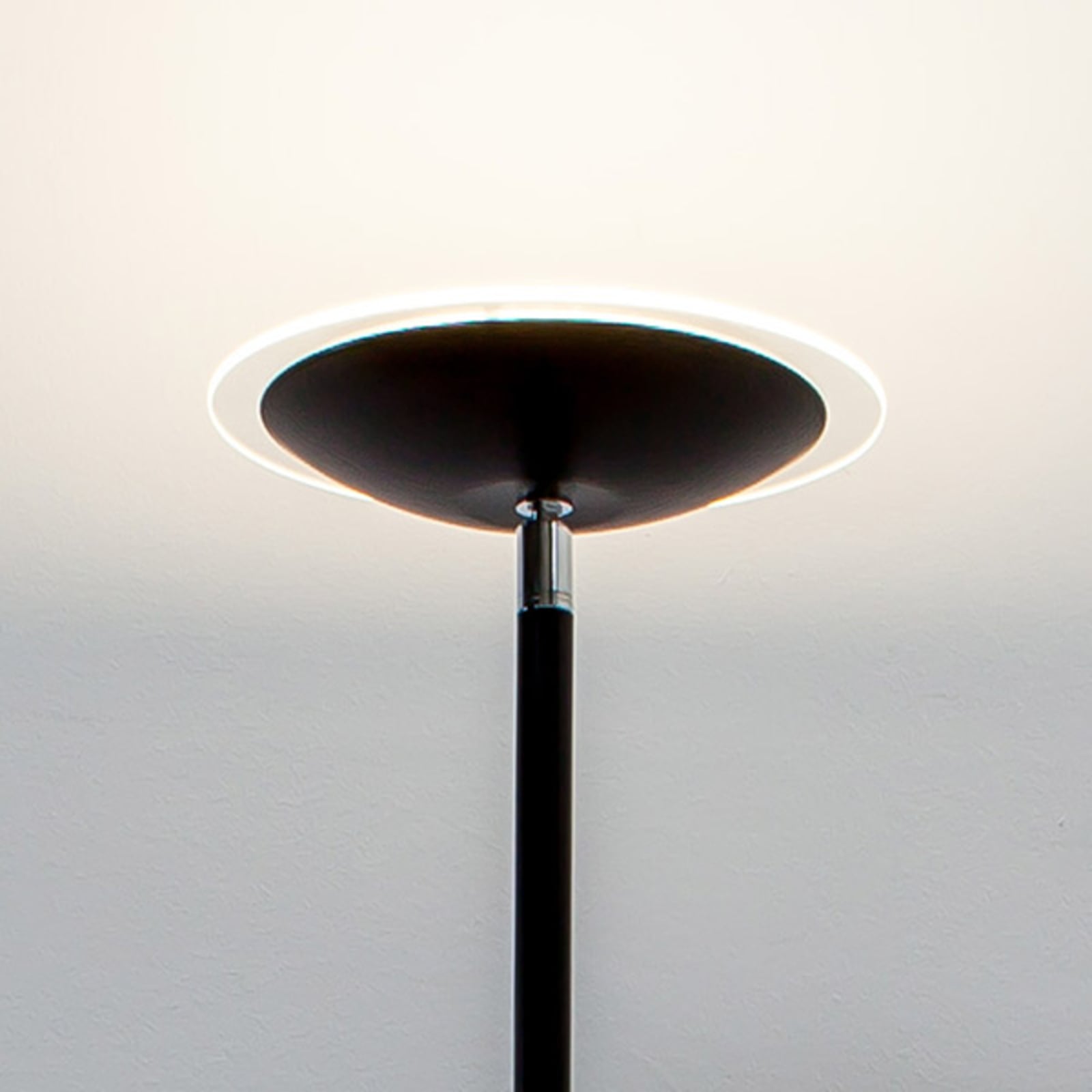 Lindby Stehlampe Stehleuchte Malea LED dimmbar Lampe Leuchte schwarz 180cm - 6291105709606