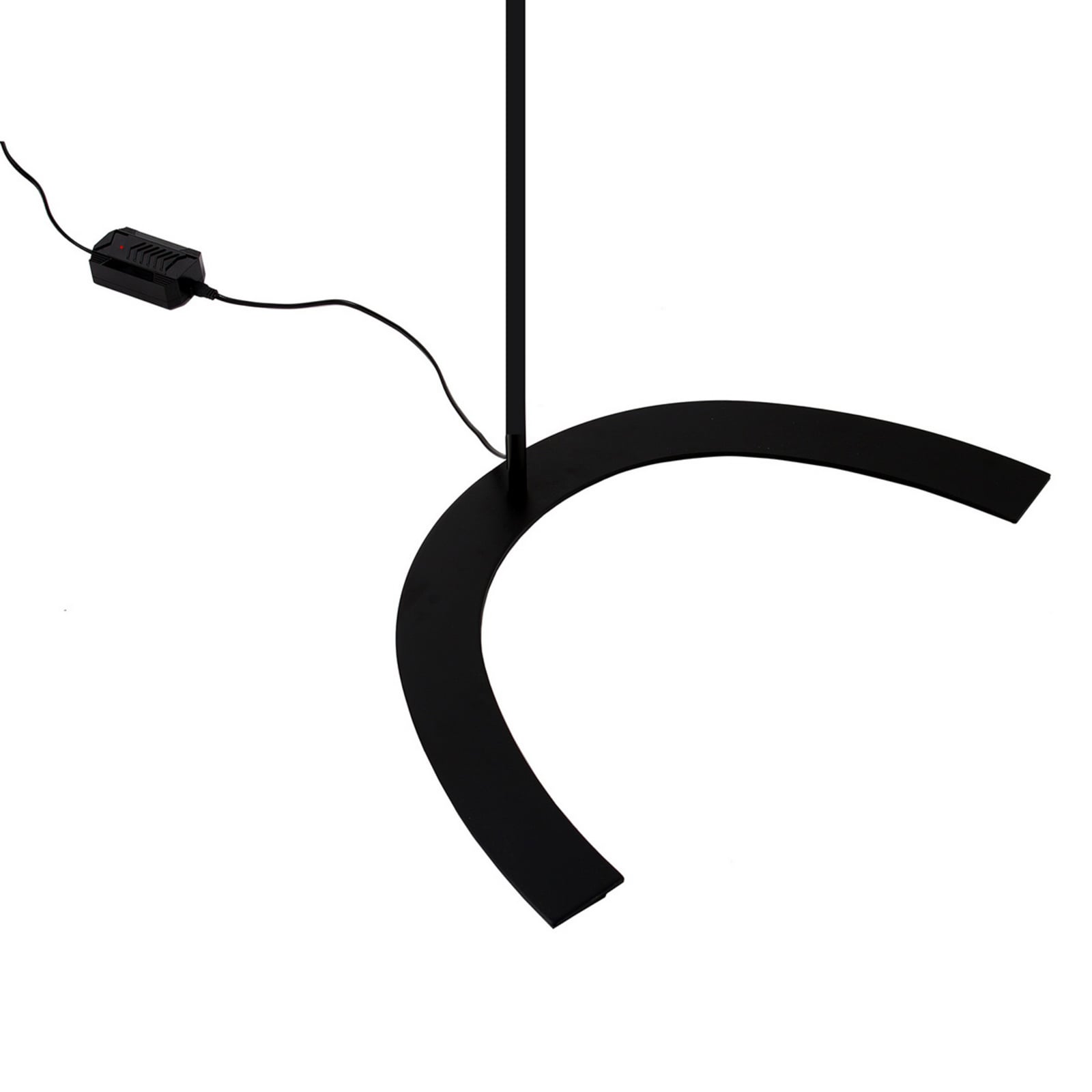 Lindby Stehleuchte Bogenleuchte Danua LED dimmbar schwarz 200cm Metall Lampe - 6291106556582
