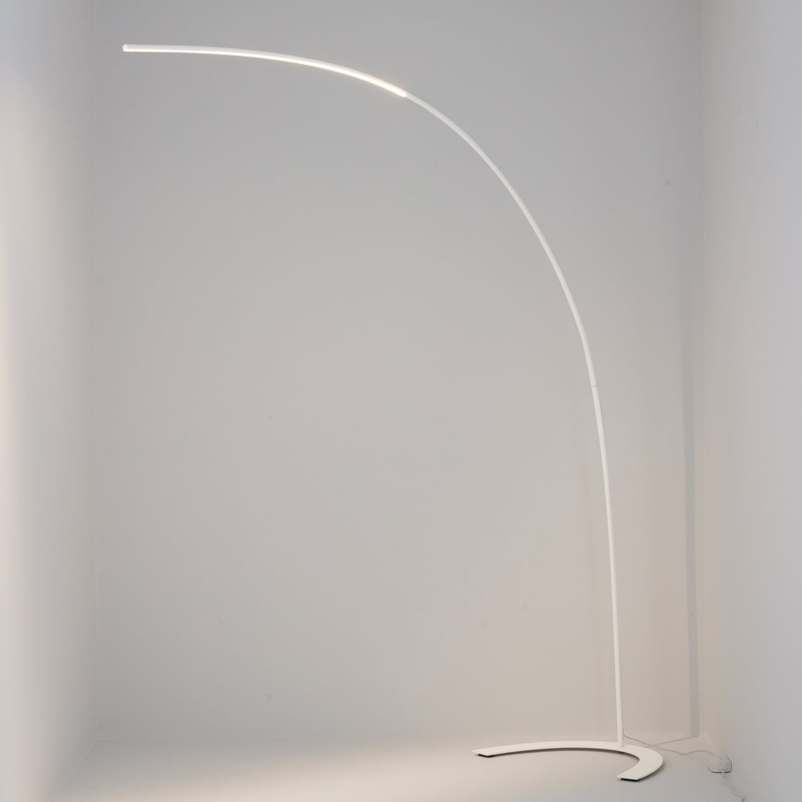 Lindby Stehleuchte Bogenleuchte Danua LED dimmbar Lampe Leuchte weiß 200cm - 4251096501872
