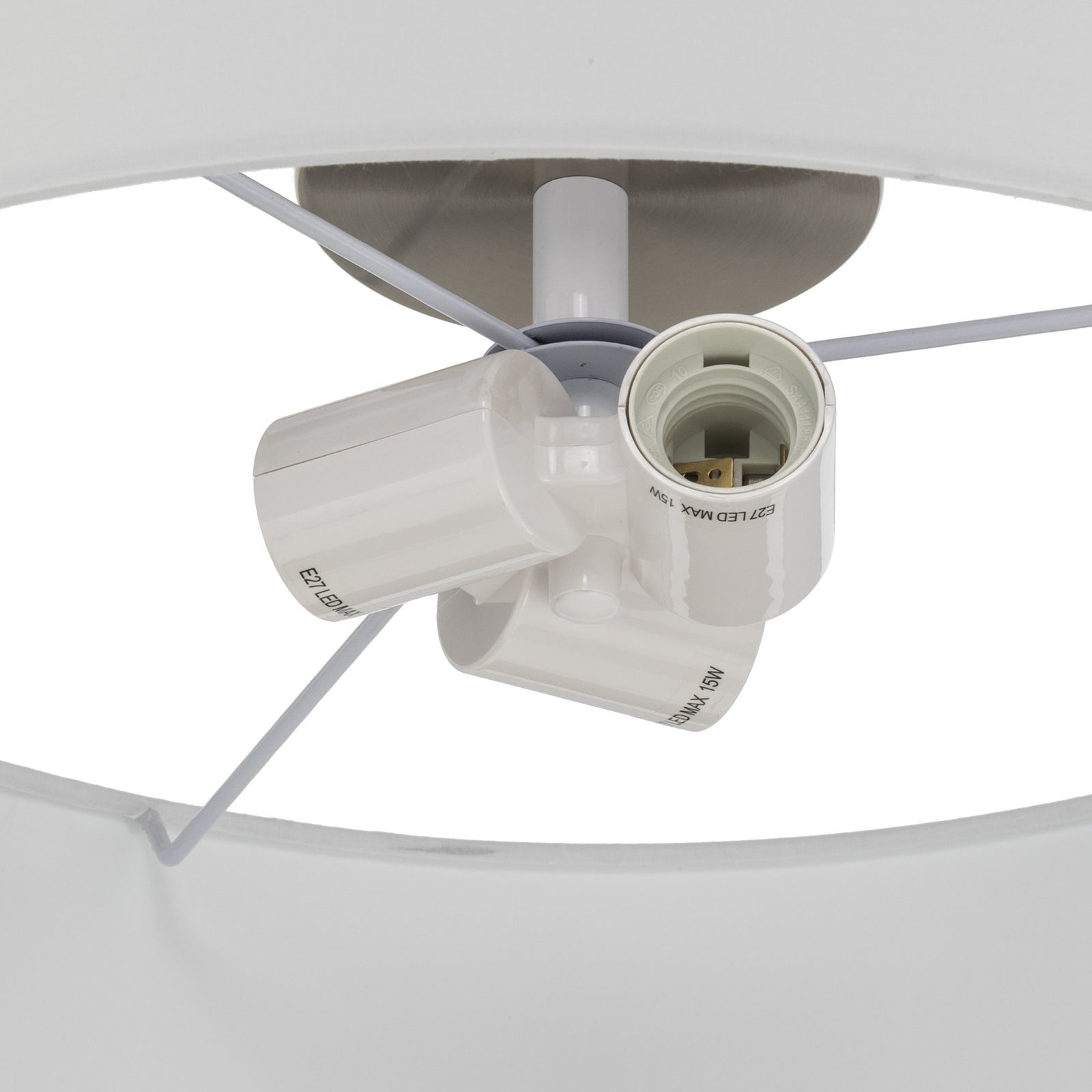 Lindby Deckenleuchte Sebatin LED Lampe Leuchte Deckenlampe dimmbar creme Ø50cm - 4251096503067