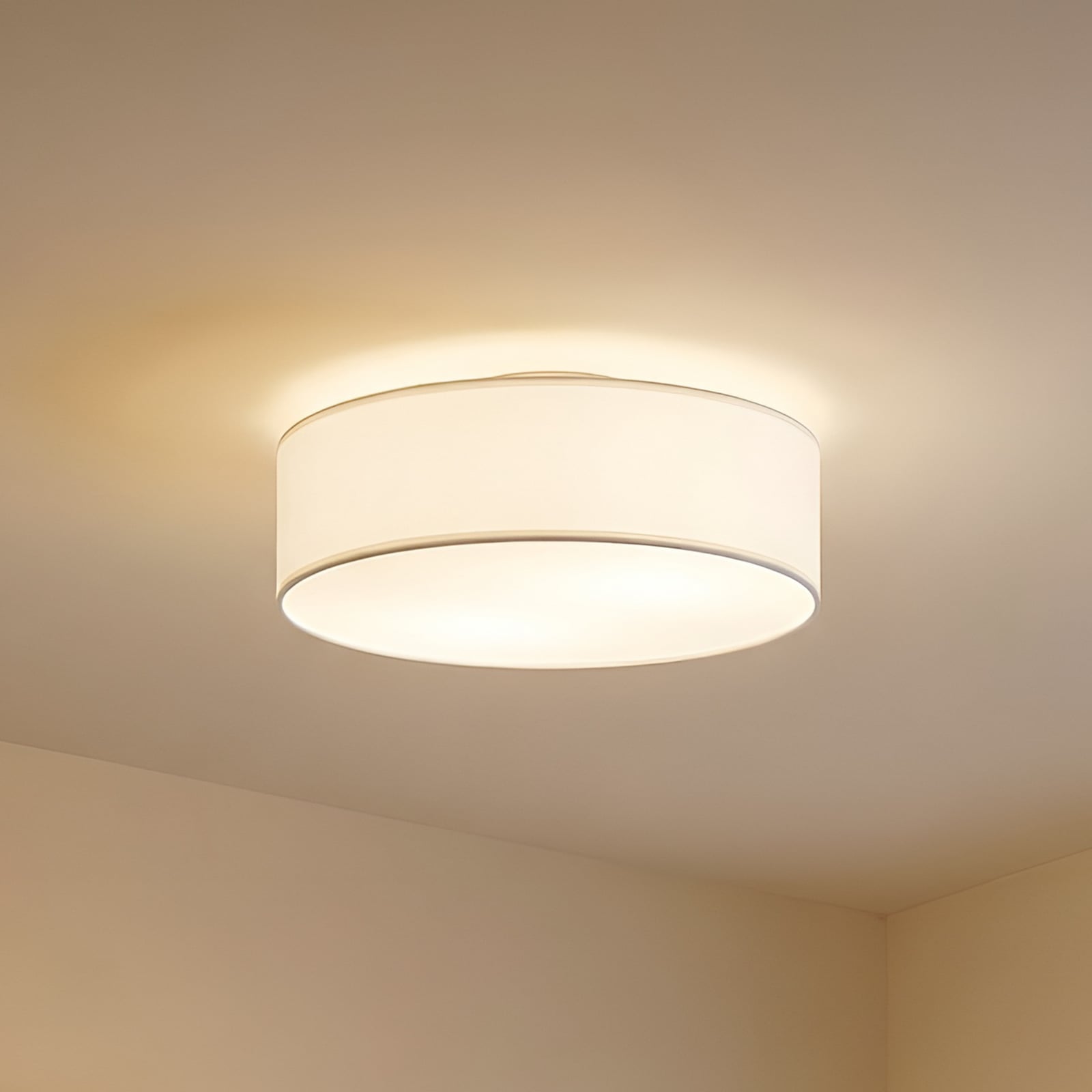 Lindby Deckenlampe Sebatin Hängelampe Lampe Leuchte Ø 40 cm E14 3-flammig creme - 4251096503104