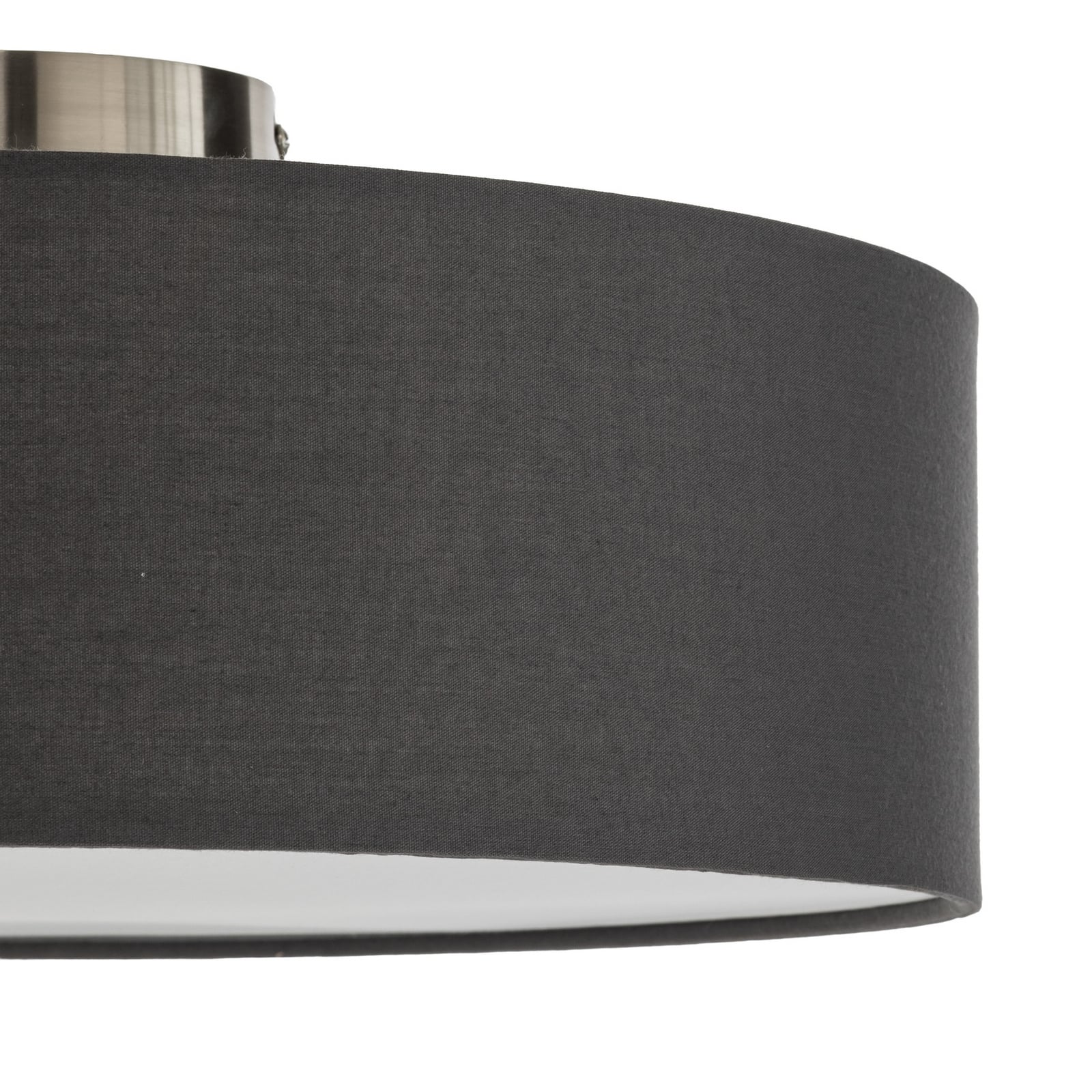 Lindby Deckenleuchte Sebatin LED Lampe Leuchte dimmbar grau Ø40cm 3-flammig - 4251096503128