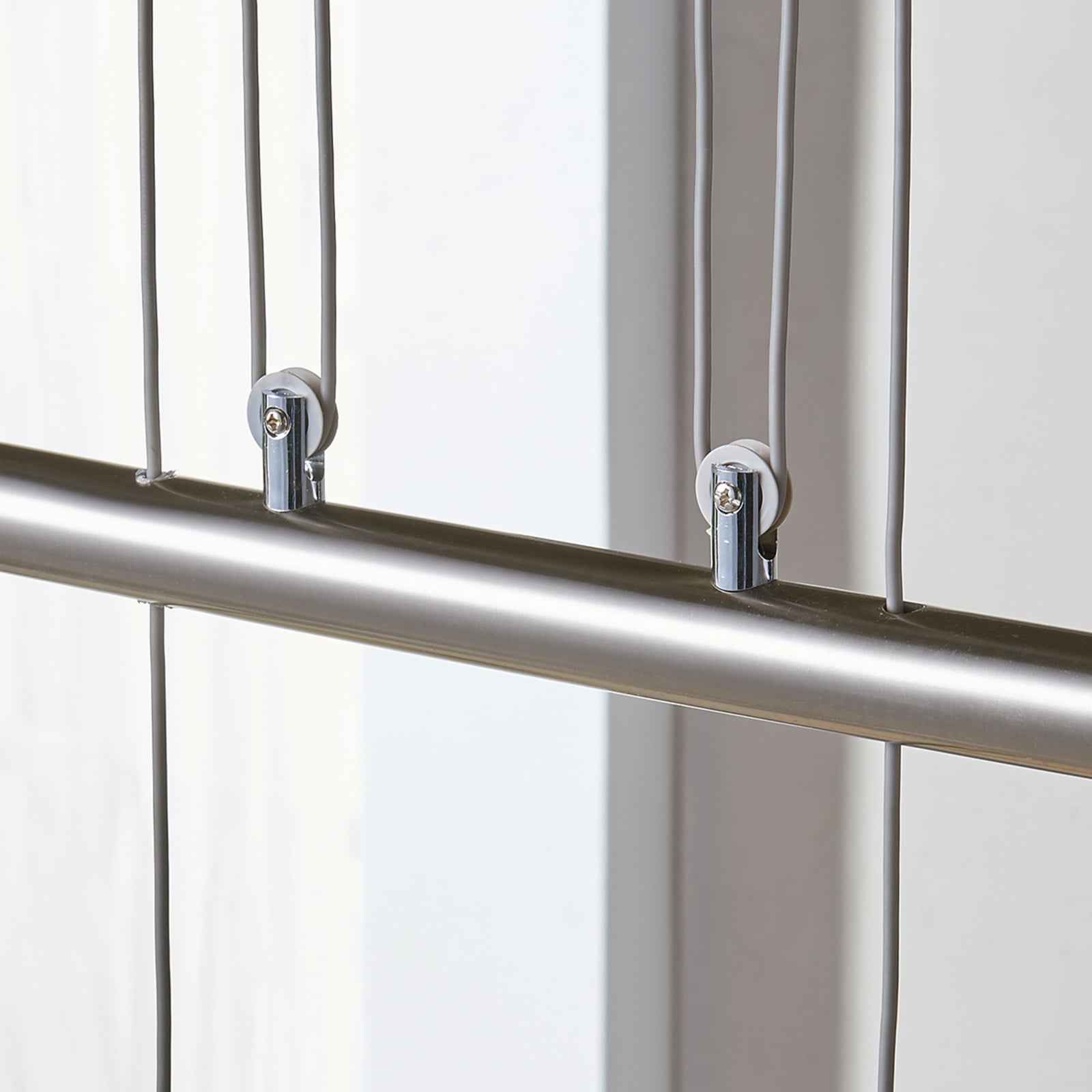 Lindby Hängelampe Hängeleuchte Simeon LED Pendelleuchte dimmbar nickel 73cm - 4251096505863