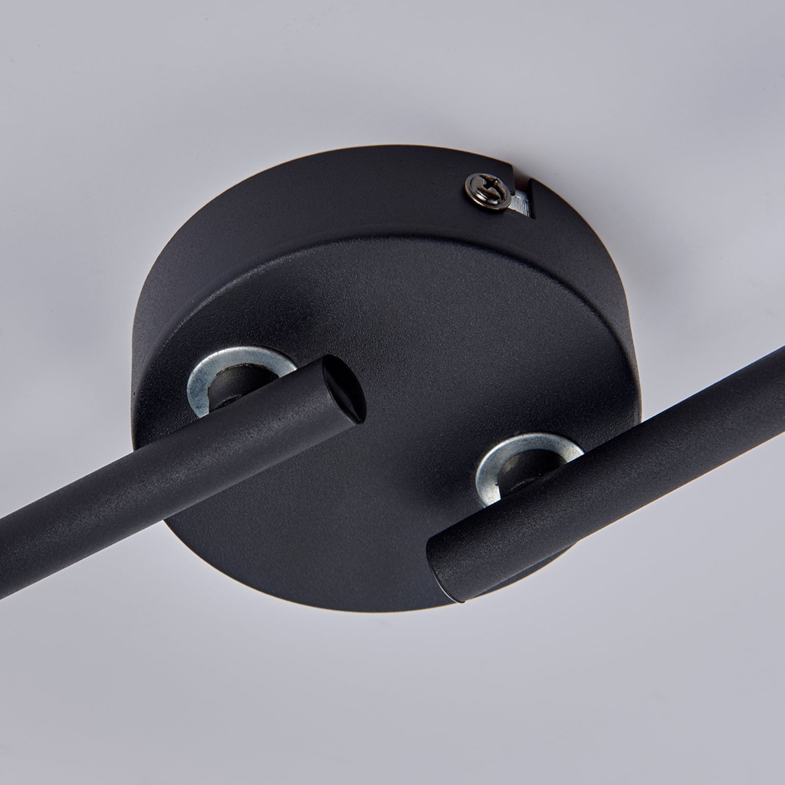 Lindby Deckenleuchte Deckenlampe Julin LED dimmbar 4-flammig schwarz-gold 85cm - 4251096519440