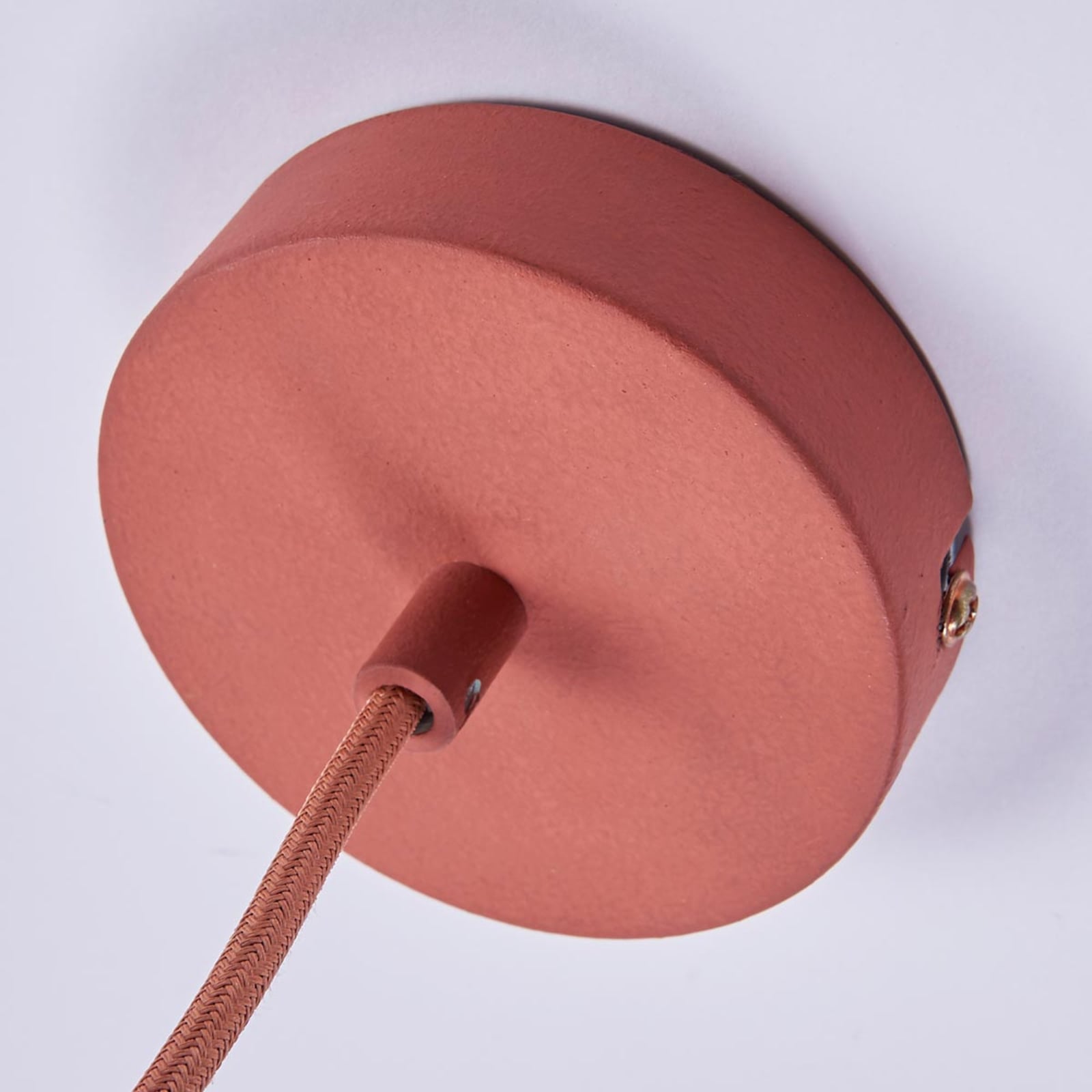 Lindby Pendelleuchte Fiona Hängeleuchte LED E27 terracottafarben Leuchte - 4251096519518