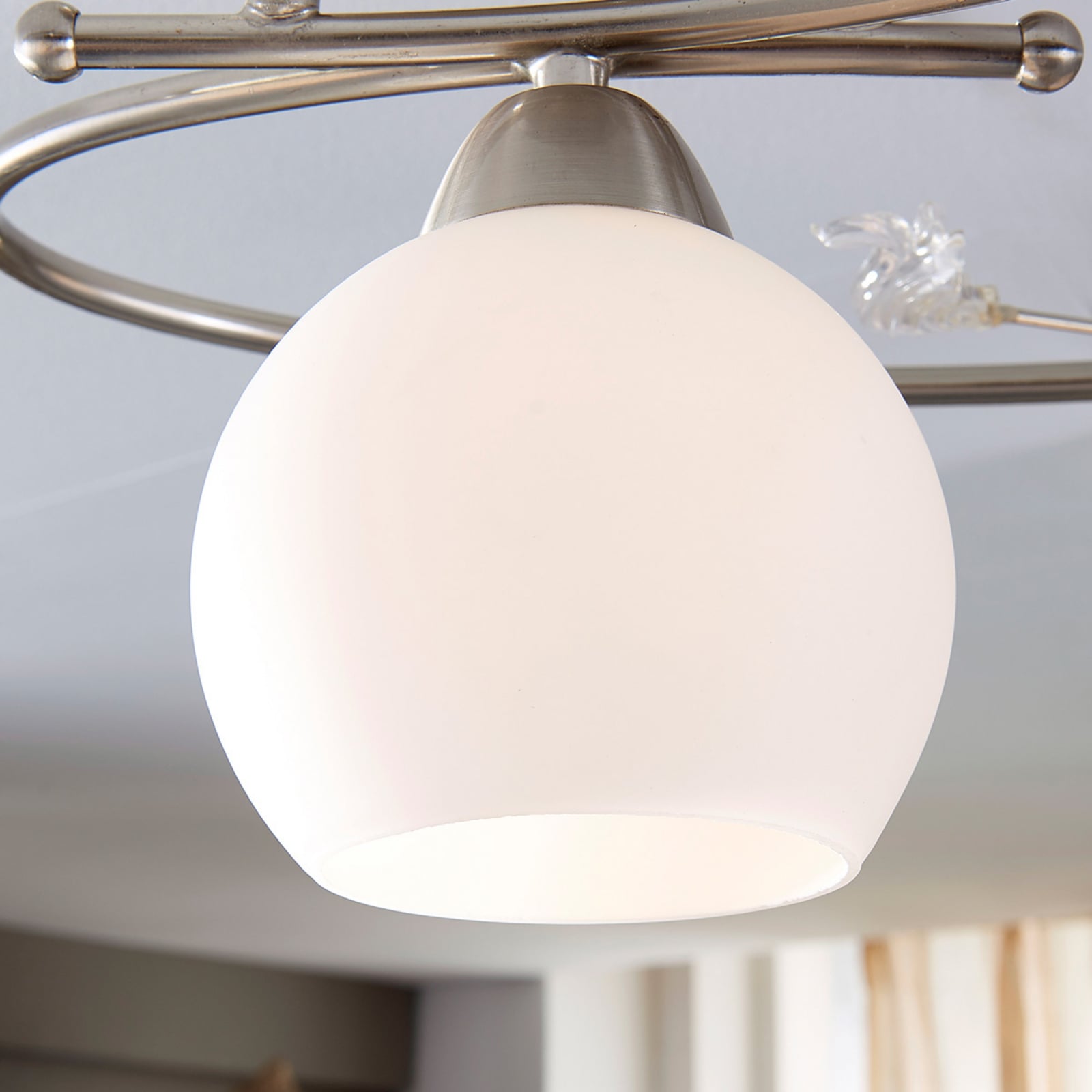 Lindby Deckenlampe Deckenleuchte Svean LED Lampe 3-flammig Leuchte weiß 60cm - 4251096517224