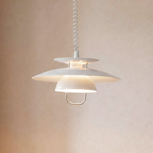 B-Ware Lindby Hängelampe Hängeleuchte Nadija LED Pendelleuchte dimmbar weiß 43cm Höhe