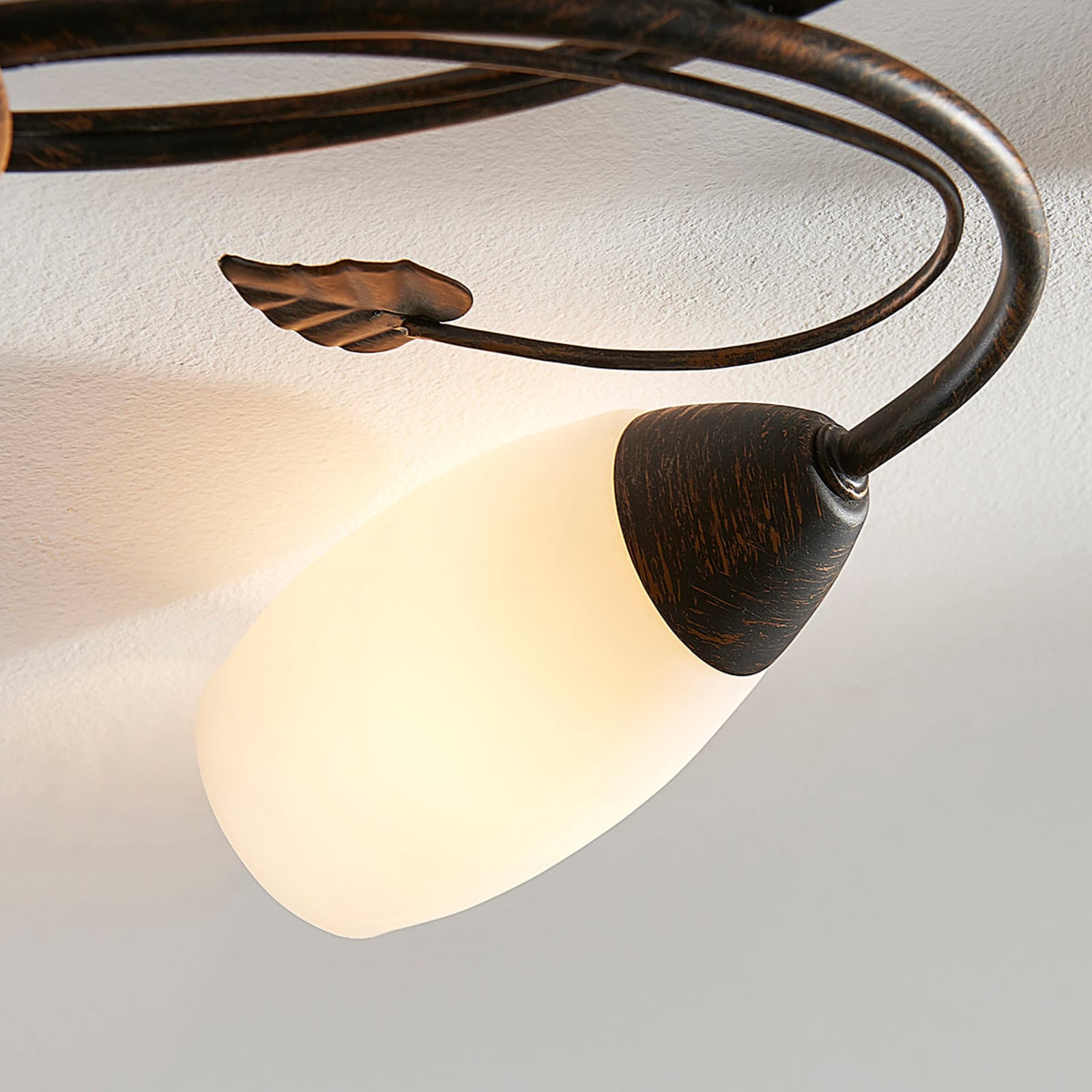Lindby Deckenleuchte Stefania 6-flg LED Lampe Leuchte Deckenlampe 68cm - 4251096534917