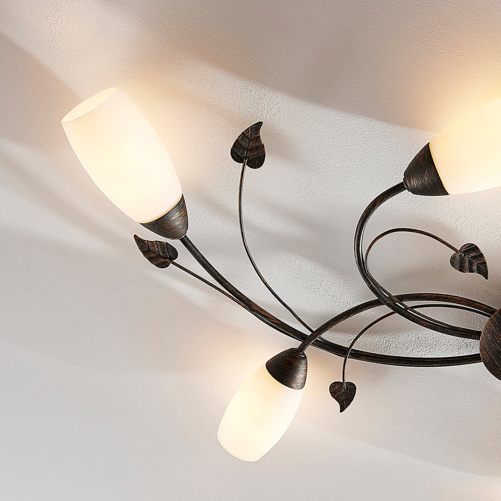 Lindby Deckenleuchte Stefania 6-flg LED Lampe Leuchte Deckenlampe 68cm - 4251096534917