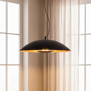 B-Ware Lindby Pendelleuchte Emilienne schwarz Lampe Hängeleuchte Deckenlampe 1-flmg E27