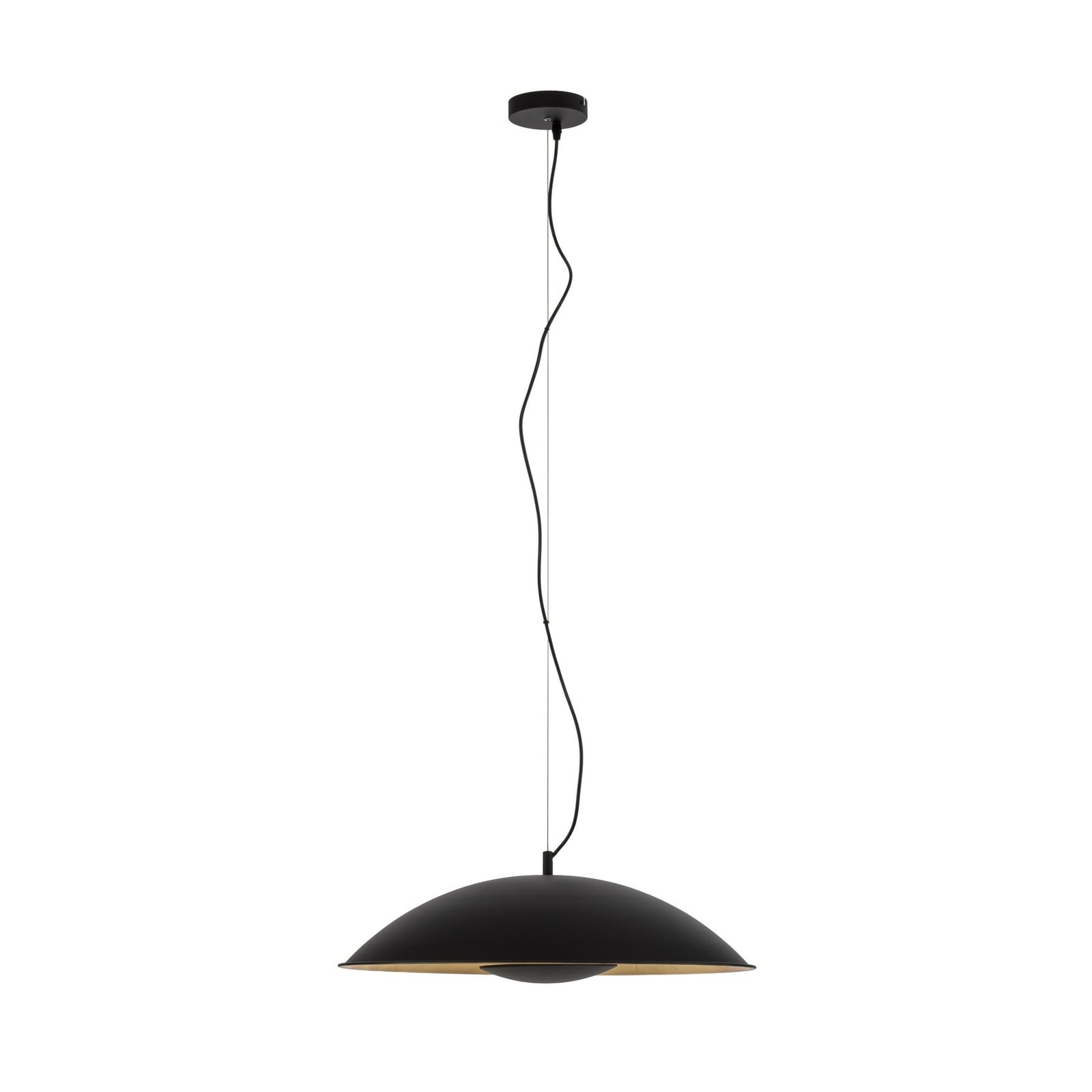 Lindby Pendelleuchte Emilienne schwarz Lampe Hängeleuchte Deckenlampe 1-flmg E27 - 4251096535433