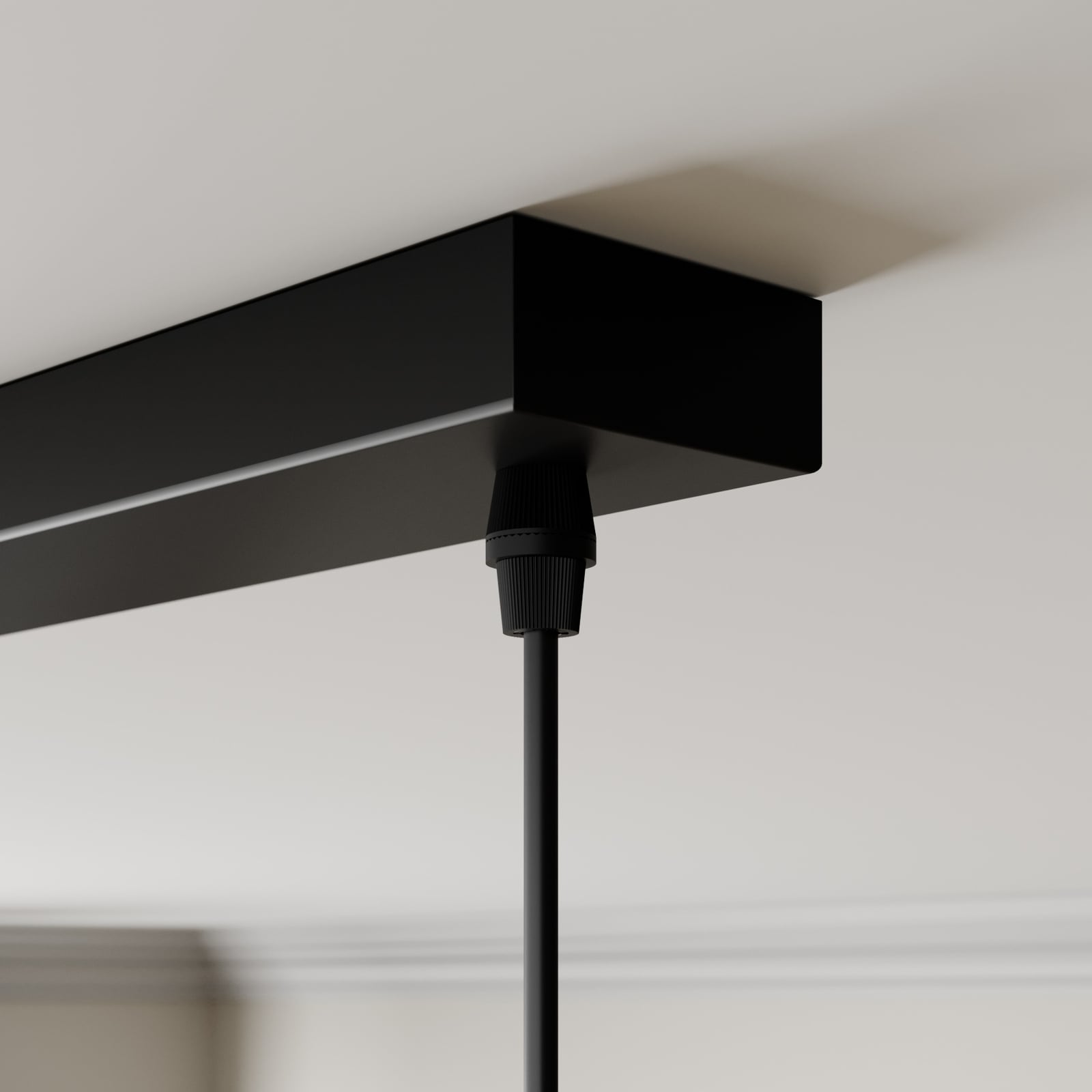 Lindby Pendelleuchte Hängeleuchte Arina LED 5-flammig dimmbar schwarz 100cm - 4251096547030