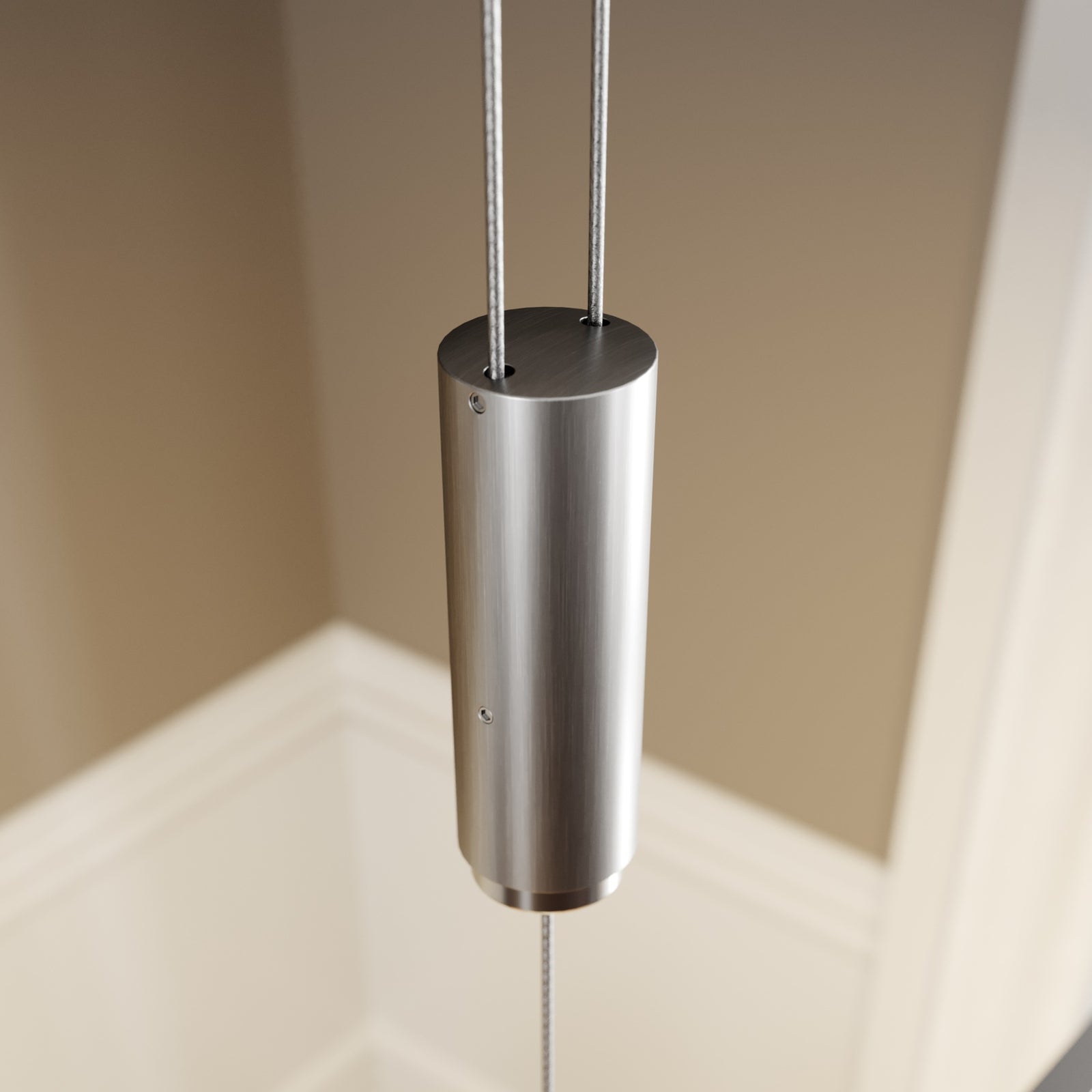 Lucande Hängelampe Hängeleuchte Arnik LED Pendelleuchte dimmbar nickel 120cm - 4251096549164