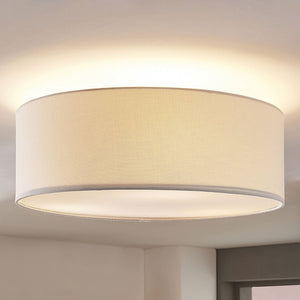 B-Ware Lindby Stoff-Deckenlampe Mariat Wohnzimmerleuchte Deckenlampe Deckenlicht E27