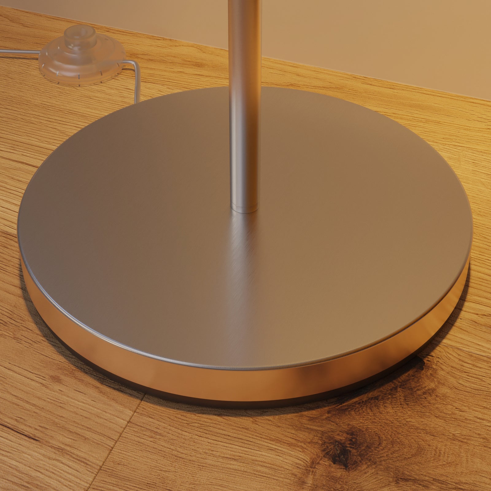 Lindby Stehlampe Stehleuchte Everly LED Lampe Leuchte weiß nickel 166cm hoch - 4251096545234
