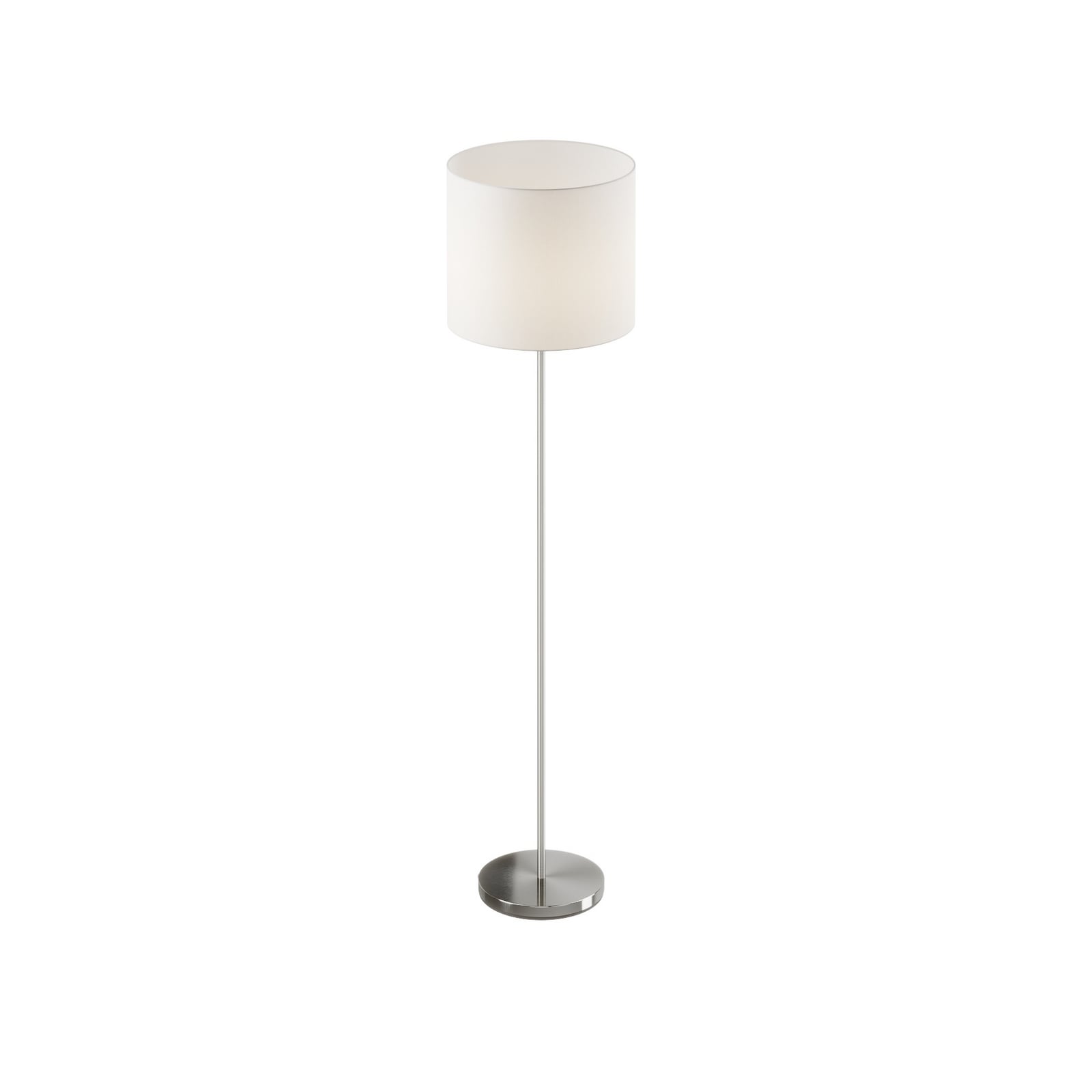 Lindby Stehlampe Stehleuchte Everly LED Lampe Leuchte weiß nickel 166cm hoch - 4251096545234