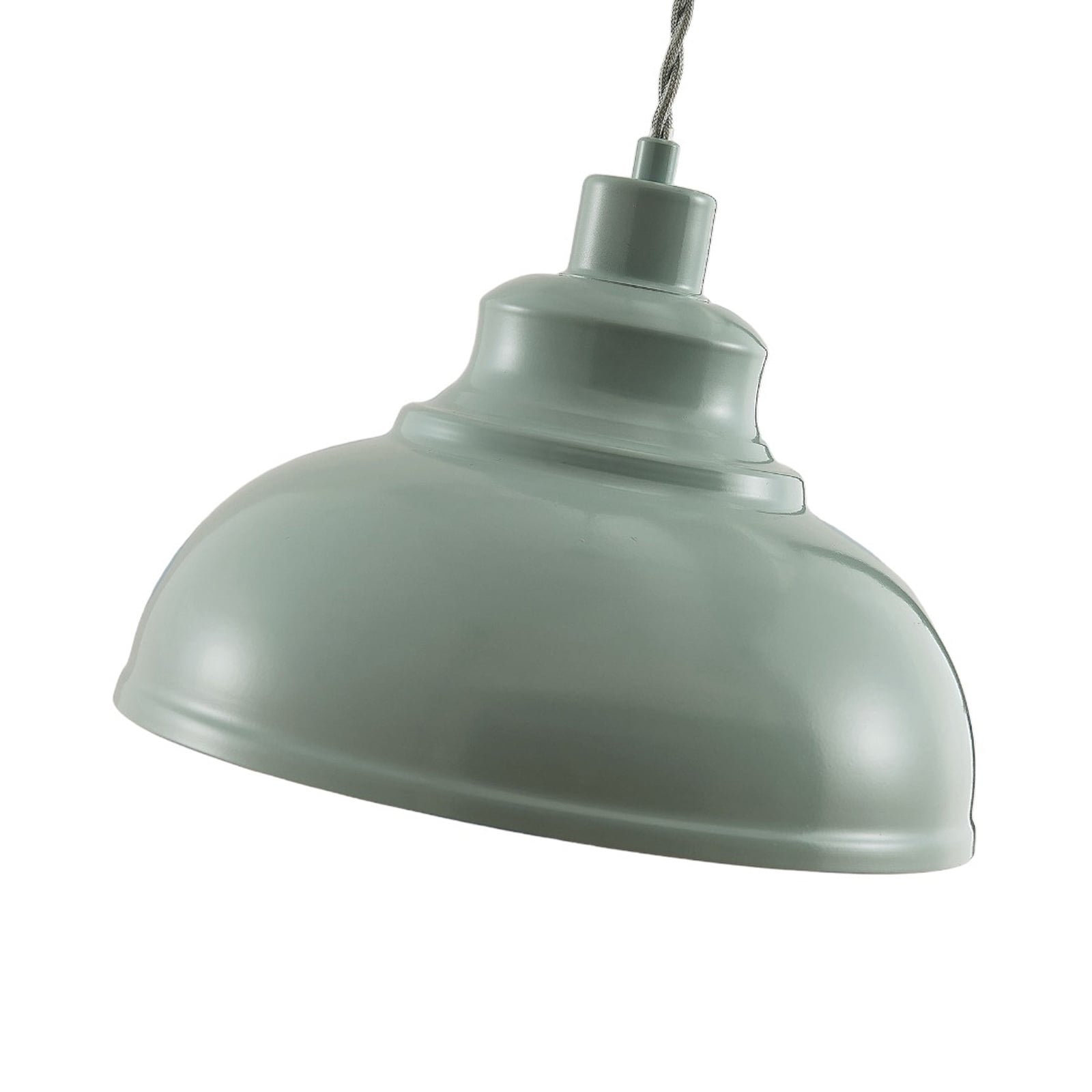 Lindby Pendelleuchte Hängeleuchte Albertine LED Lampe dimmbar hellblau Ø29cm - 4251096557442