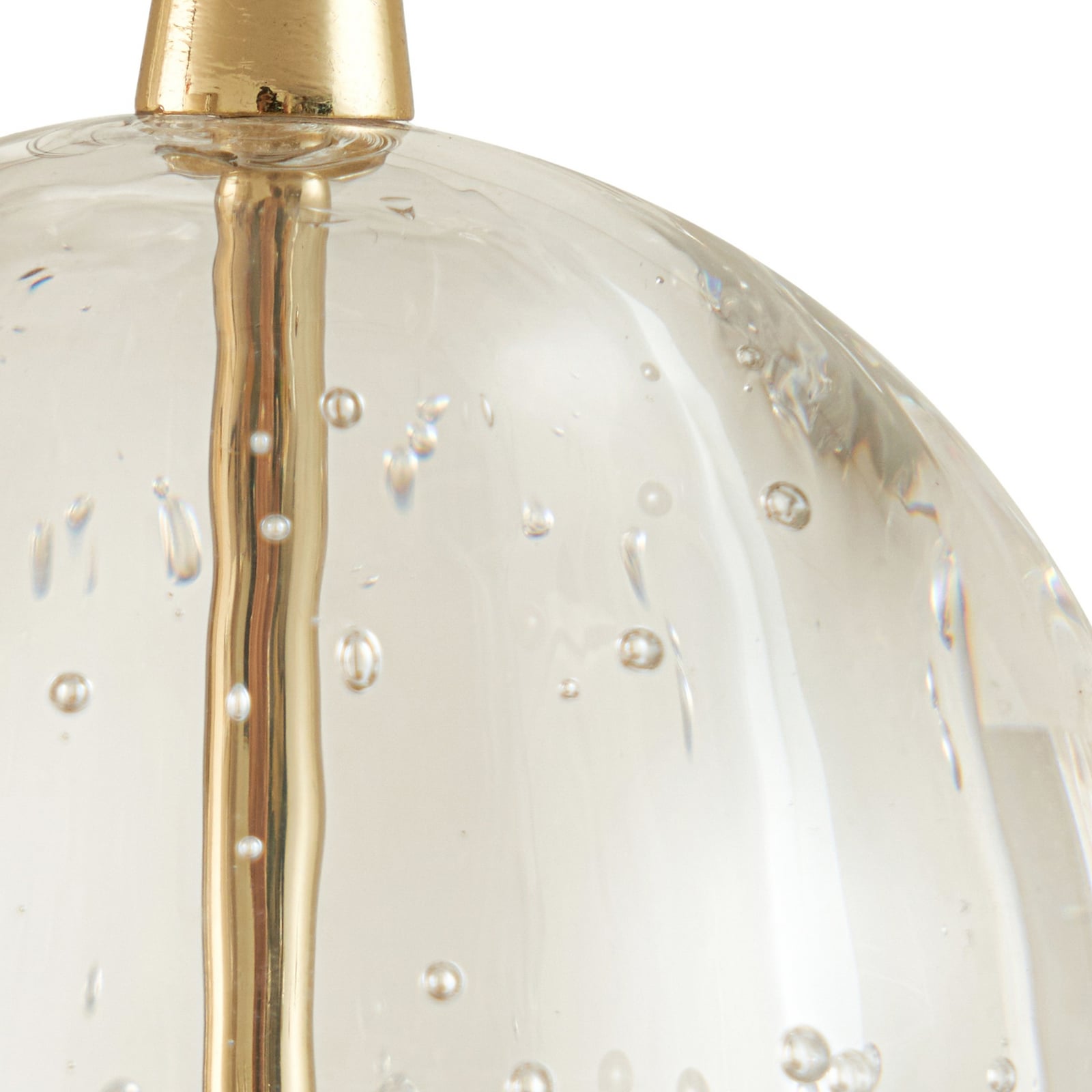 Lucande Pendelleuchte Hängeleuchte Hayley LED 5-flammig gold Glas 96cm Leuchte - 4251096562491