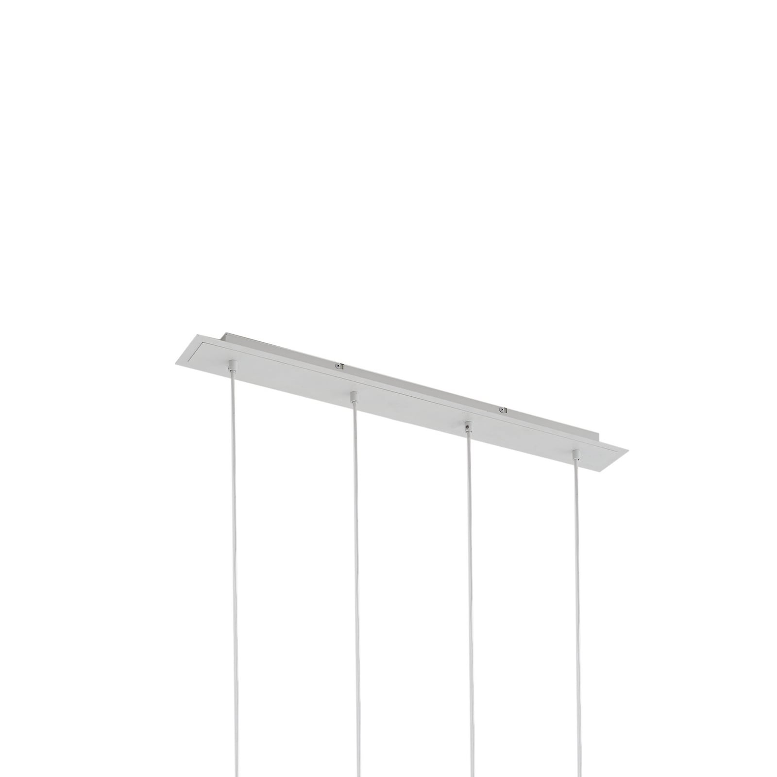 Lindby Hängeleuchte Joffrey LED Pendelleuchte 4-flg dimmbar weiß 76cm - 4251096573022