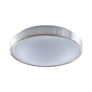 B-Ware Lindby Deckenlampe Deckenleuchte Emelie LED Lampe Leuchte warmweiß Ø42cm silber