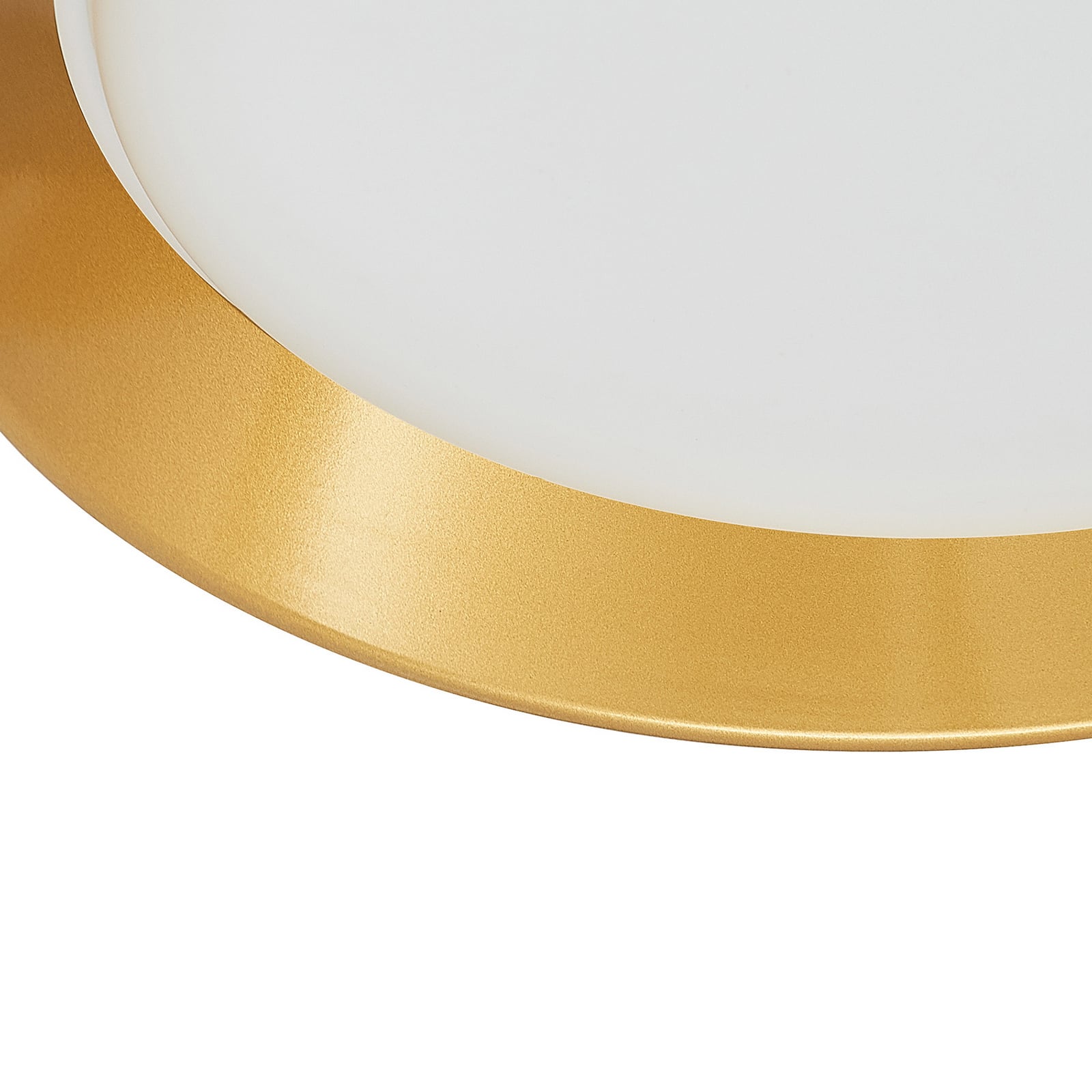 Lindby Deckenleuchte Kambia LED Lampe Leuchte schwarz-gold Ø45cm 36W warmweiß - 4251911702668