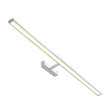 B-Ware Lindby Led Spiegelleuchte Jukka, 120 Cm, Chrom, Metall, Ip44 Lampe Licht Led