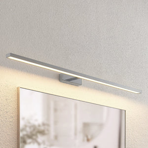 B-Ware Lindby LED-Spiegelleuchte Jukka Wandleuchte Lampe chrom 120cm IP44 warmweiß