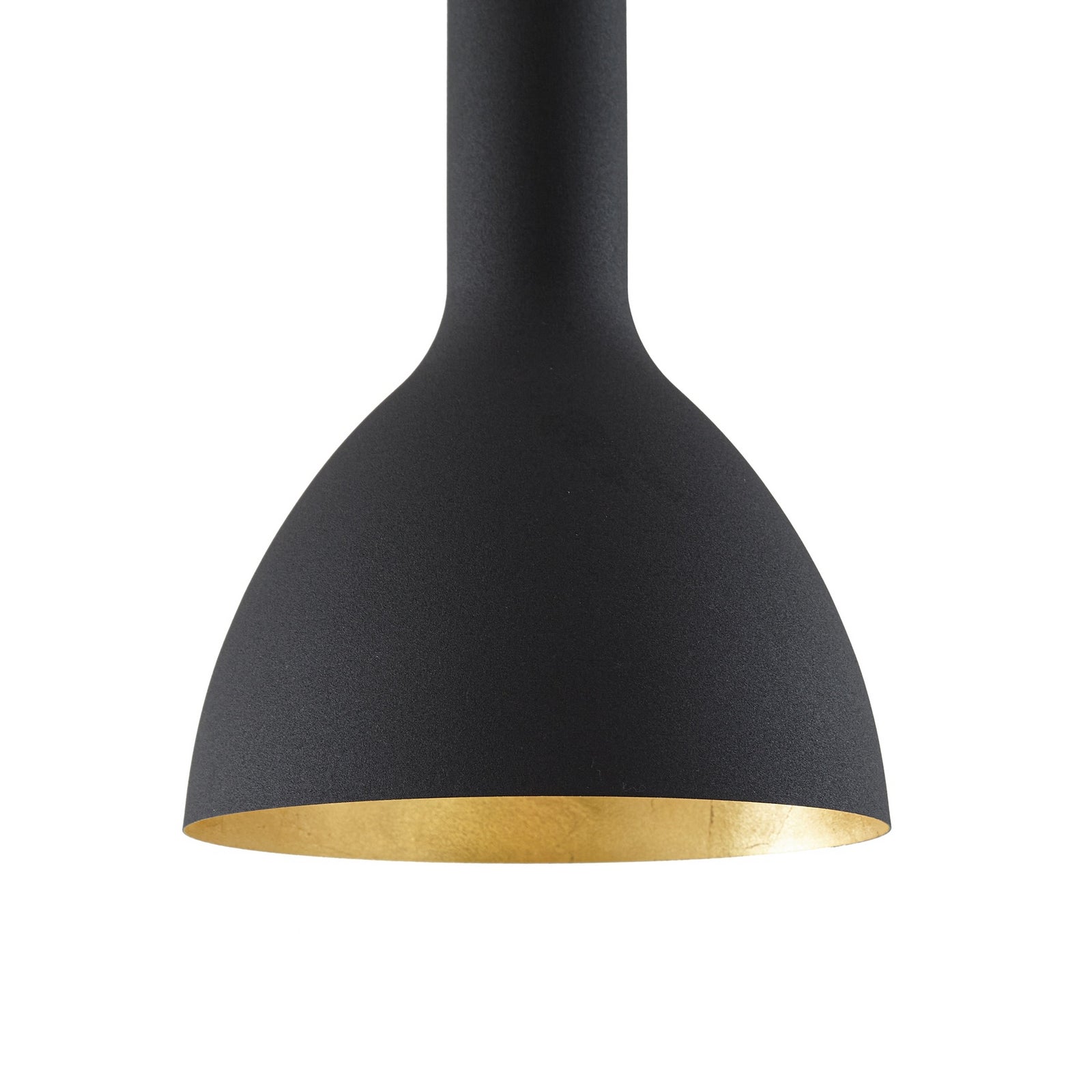 Arcchio Hängelampe Cosmina 4-flammig LED Pendelleuchte schwarz gold 120cm - 4251096578010