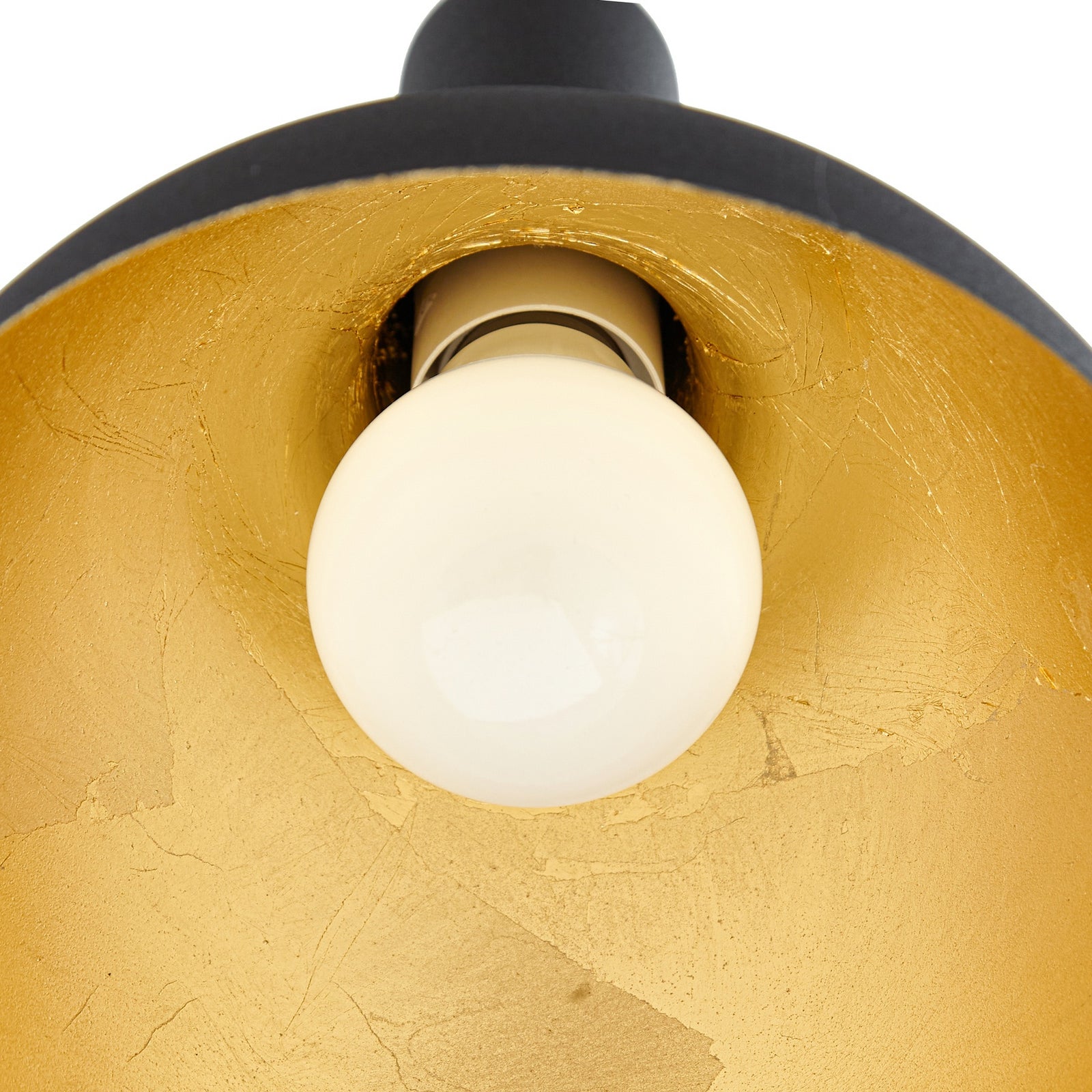 Arcchio Hängelampe Cosmina 4-flammig LED Pendelleuchte schwarz gold 120cm - 4251096578010