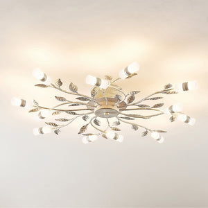 B-Ware Lindby Deckenleuchte Bolonia LED Lampe Leuchte bronze weiß Ø80cm 32W 3000K