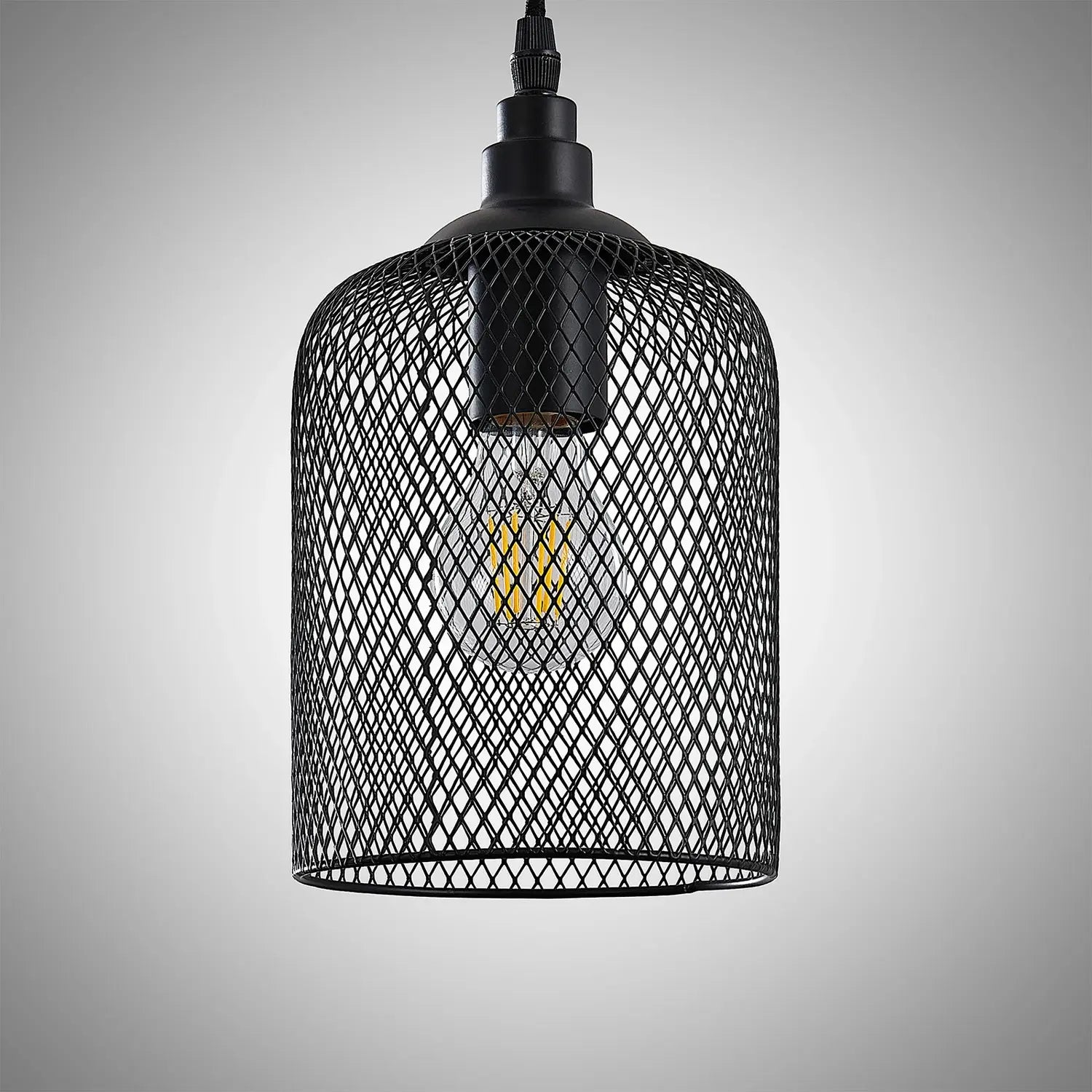 B-Ware Lindby Hängeleuchte Pendelleuchte Elrond Schwarz Holz E27 Led 4 Flammig 116 Cm - 96262184