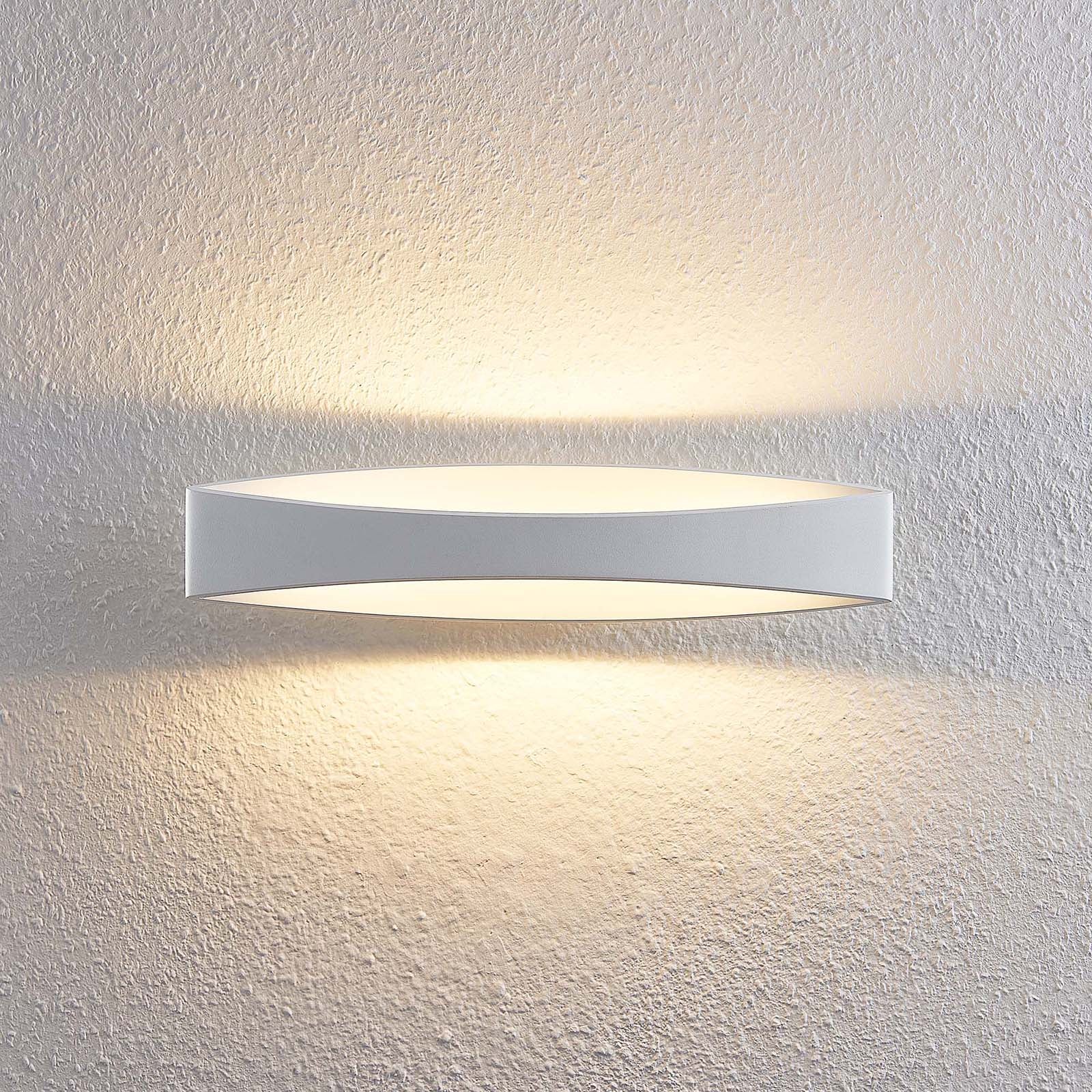 Arcchio Wandleuchte Jelle LED Lampe dimmbar warmweiß 3000K Metall weiß 44x10cm - 4251096592252