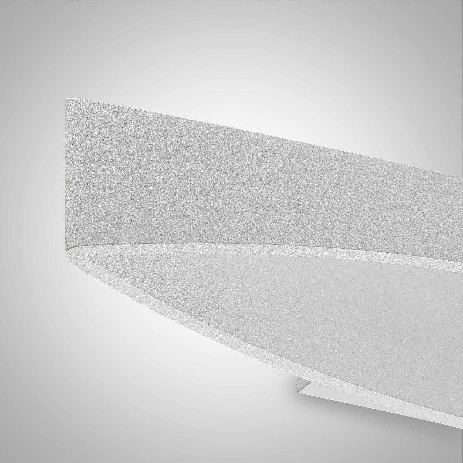 Arcchio Wandleuchte Jelle LED Lampe dimmbar warmweiß 3000K Metall weiß 44x10cm - 4251096592252