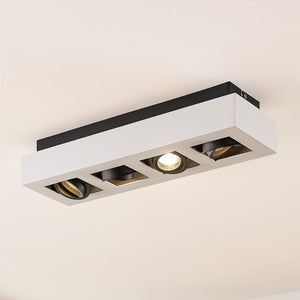 B-Ware Arcchio Deckenleuchte Strahler Vince LED dimmbar 4-flammig weiß 47x14cm