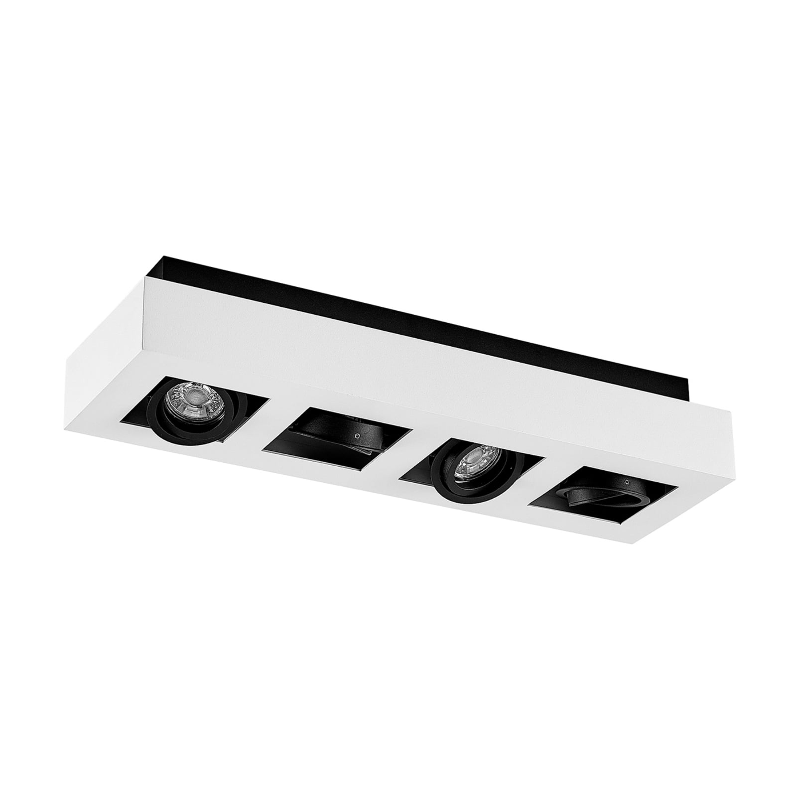 Arcchio Deckenleuchte Strahler Vince LED dimmbar 4-flammig weiß 47x14cm - 4251096582000