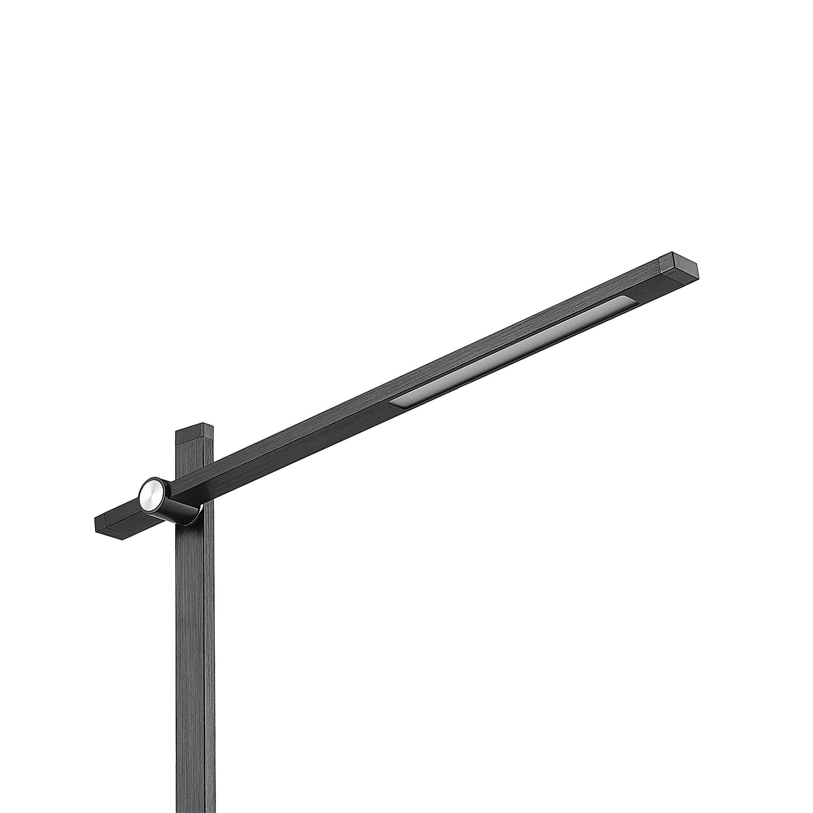 Lucande Tischleuchte Wasko LED dimmbar schwarz Metall 3000K 420lm 12x45,5cm - 4251096597172