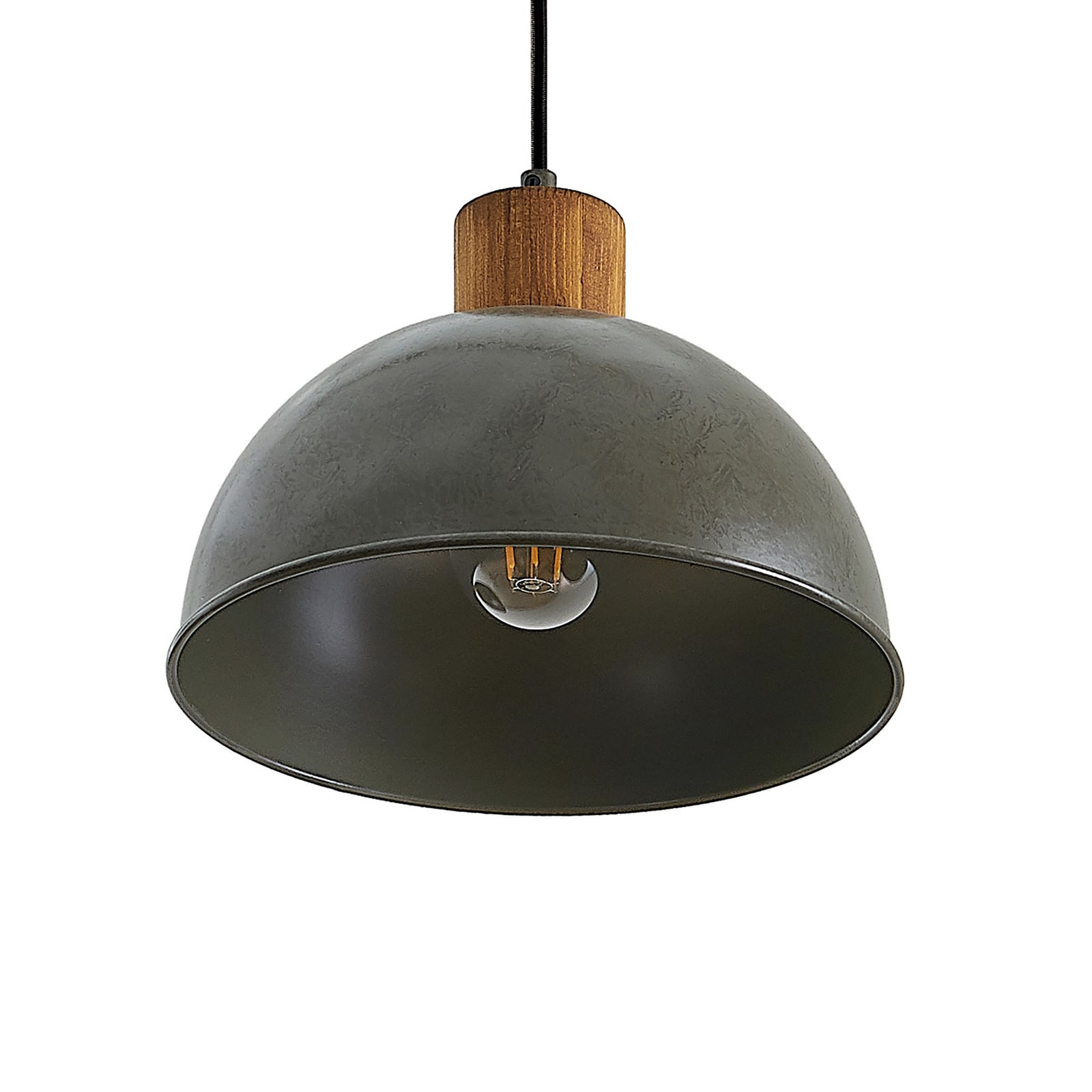 Lindby Hängeleuchte Pendelleuchte Durbis LED 5-flammig E27 grau 149 cm - 4251911719529